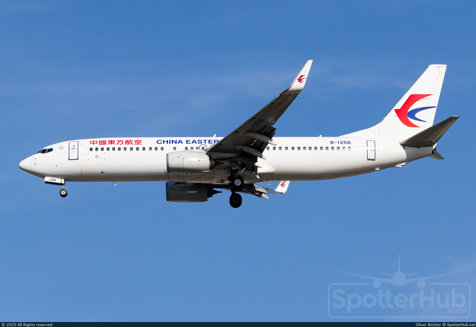 Photo of B-1256 - Boeing 737-89P operated by China Eastern Airlines