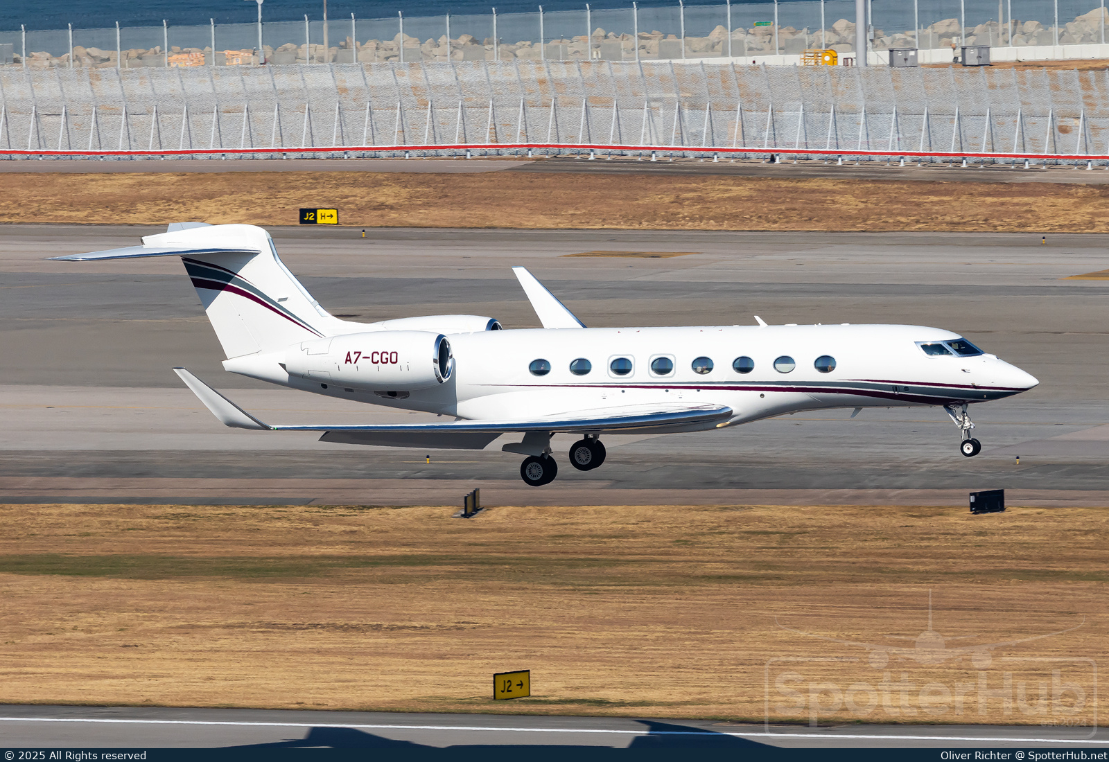 Photo of A7-CGO - Gulfstream G650ER operated by Qatar Executive