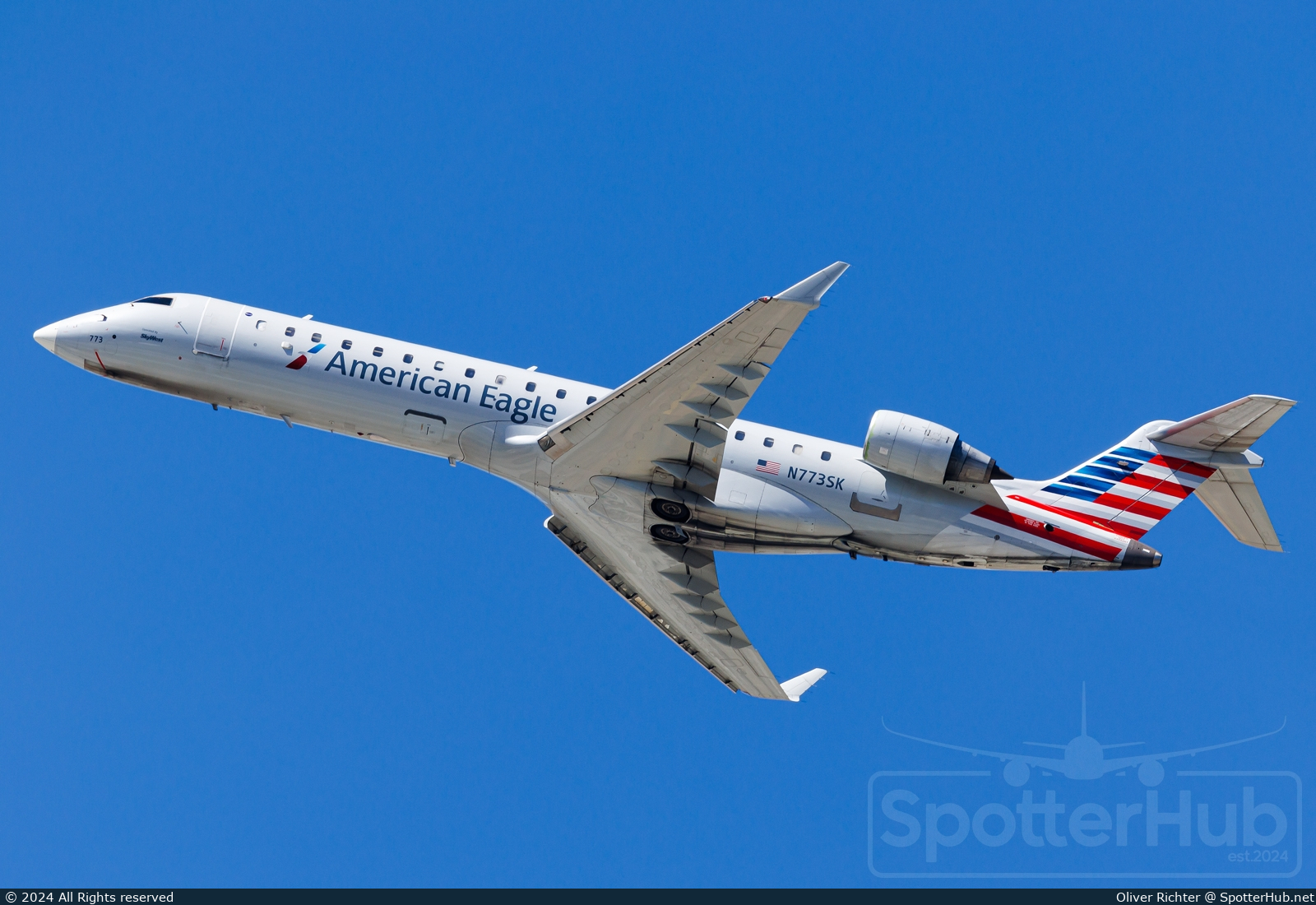 Photo of N773SK - Bombardier CRJ-701ER operated by American Eagle (opb SkyWest Airlines)