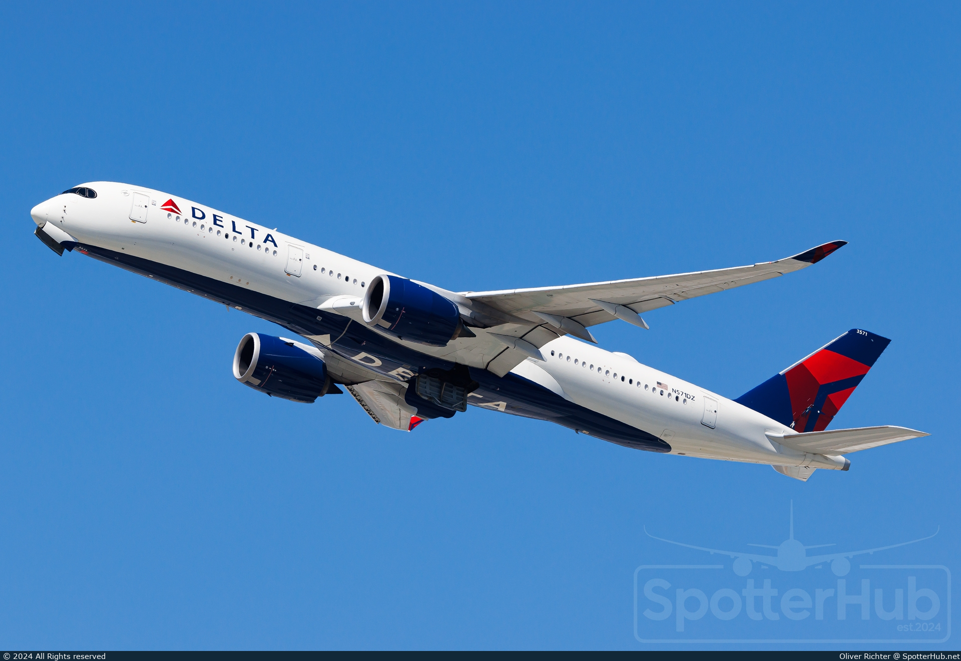 Photo of N571DZ - Airbus A350-941 operated by Delta Air Lines