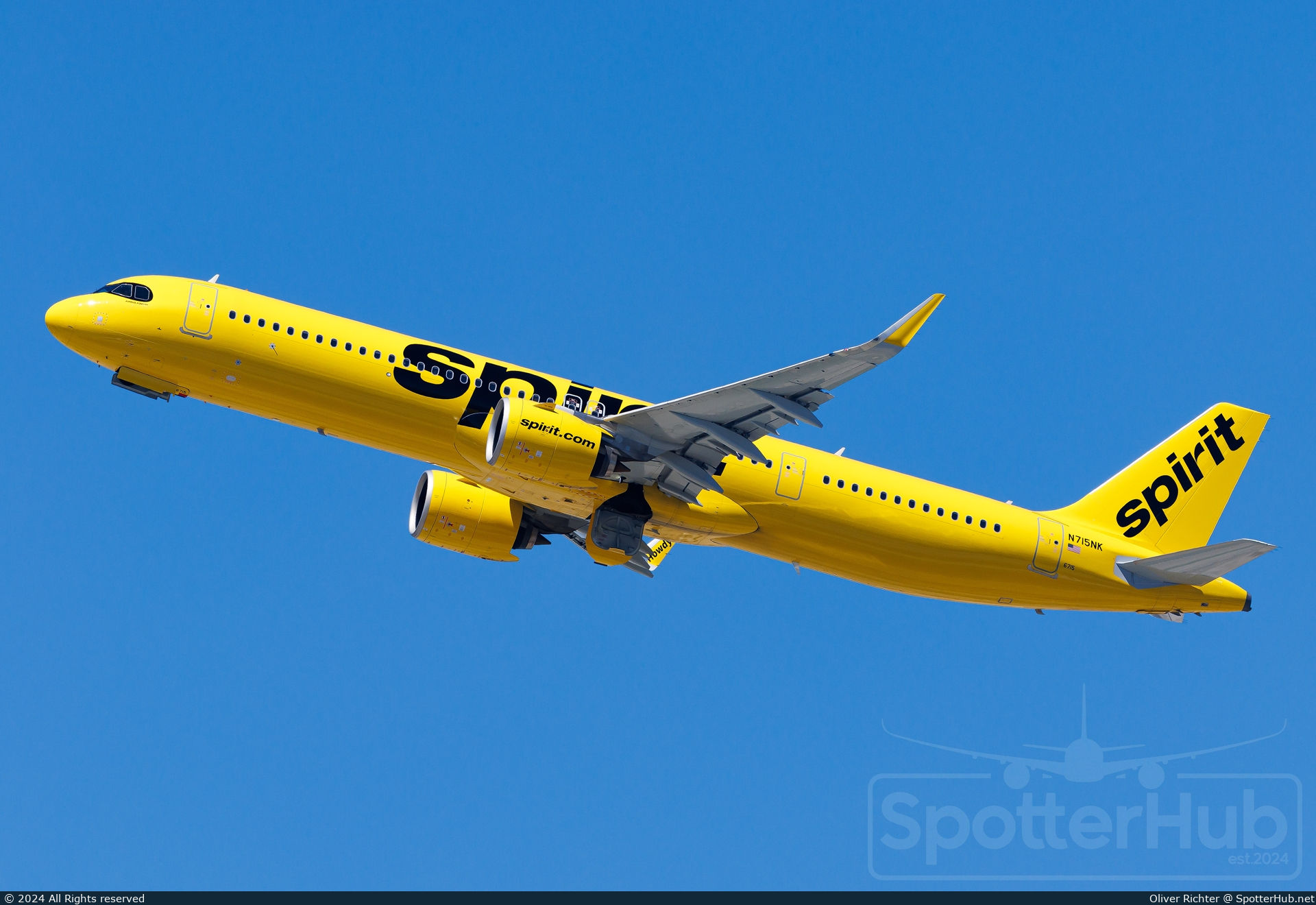 Photo of N715NK - Airbus A321-271NX operated by Spirit Airlines