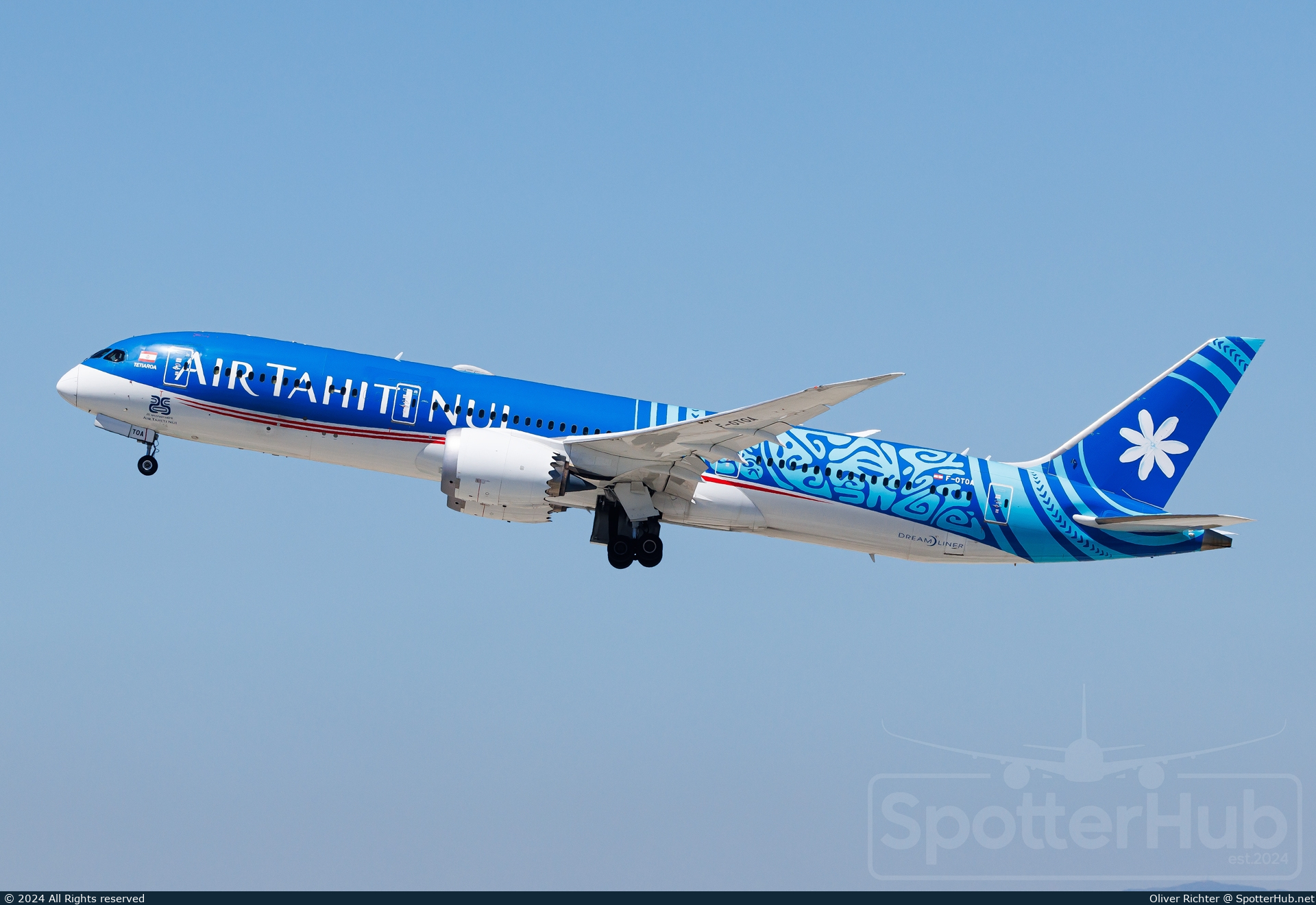 Photo of F-OTOA - Boeing 787-9 Dreamliner operated by Air Tahiti Nui