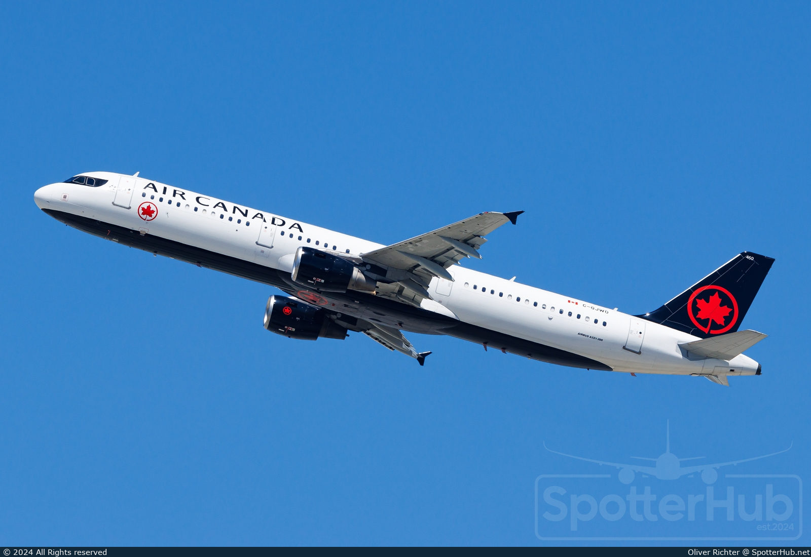 Photo of C-GJWO - Airbus A321-211 operated by Air Canada