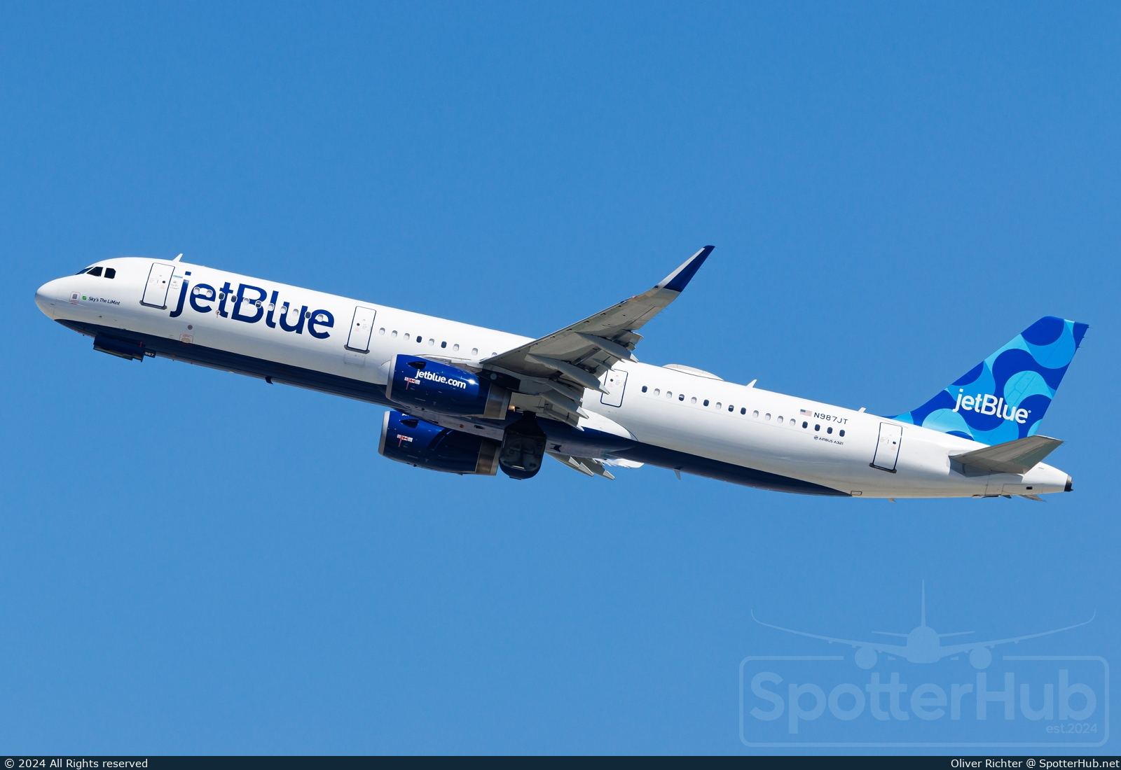 Photo of N987JT - Airbus A321-231 operated by jetBlue Airways