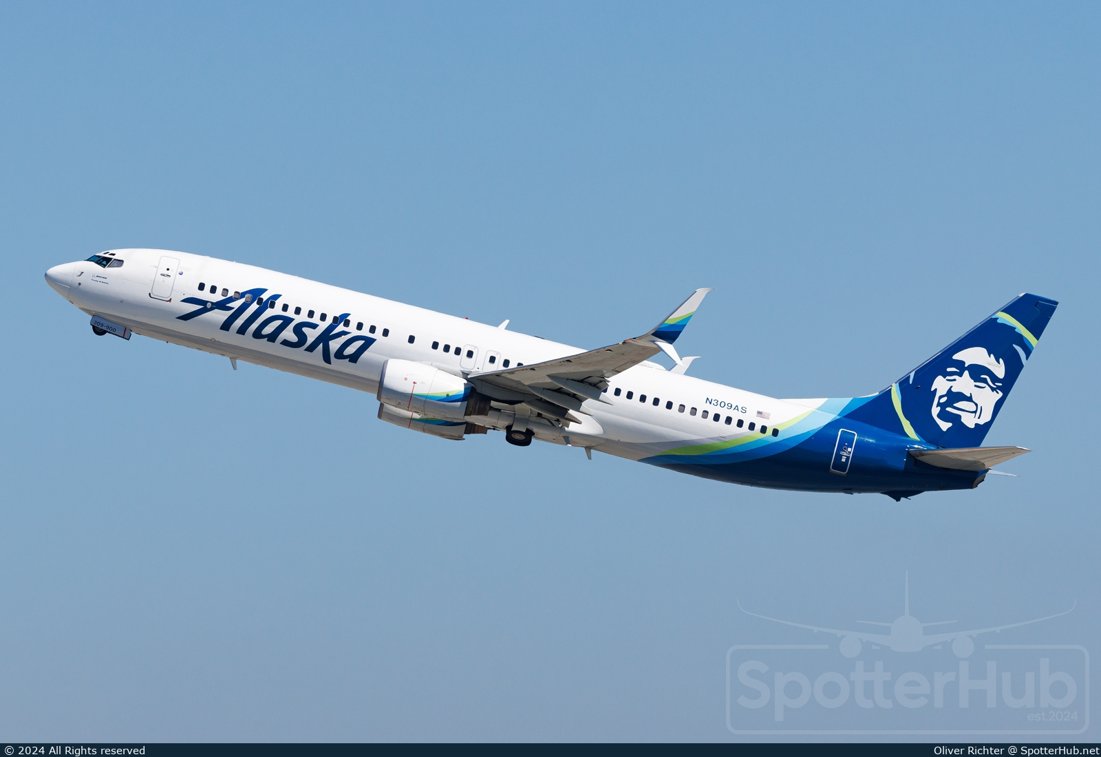 Photo of N309AS - Boeing 737-990 operated by Alaska Airlines
