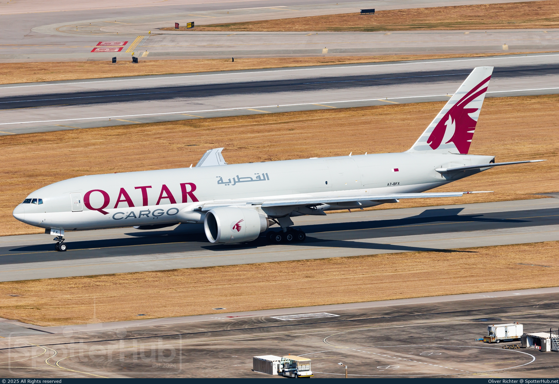 Photo of A7-BFX - Boeing 777-F operated by Qatar Airways Cargo