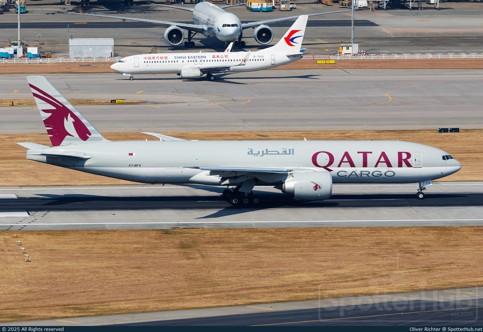 Photo of A7-BFX - Boeing 777-F operated by Qatar Airways Cargo