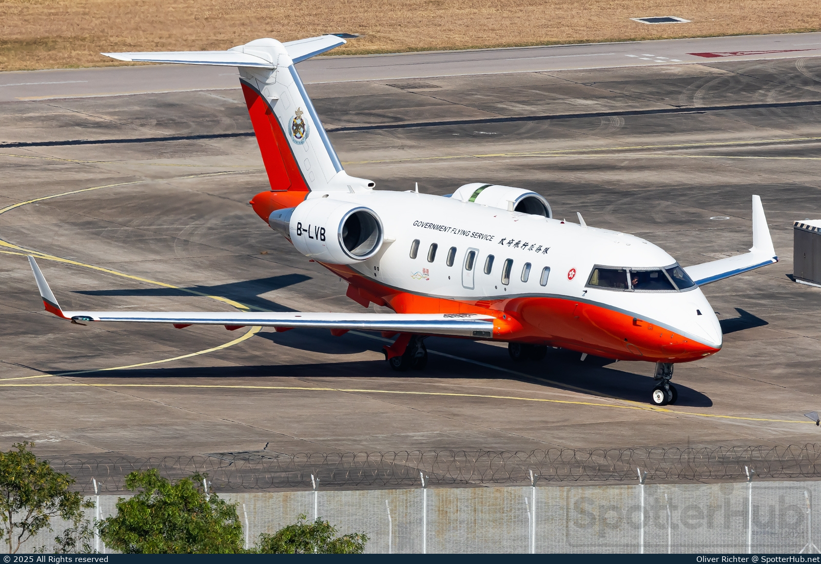Photo of B-LVB - Bombardier Challenger 605 operated by Hong Kong Government Flying Service