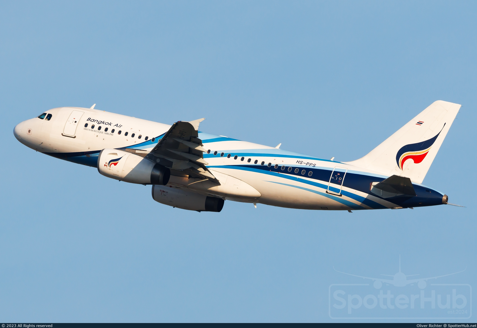 Photo of HS-PPS - Airbus A319-132 operated by Bangkok Airways