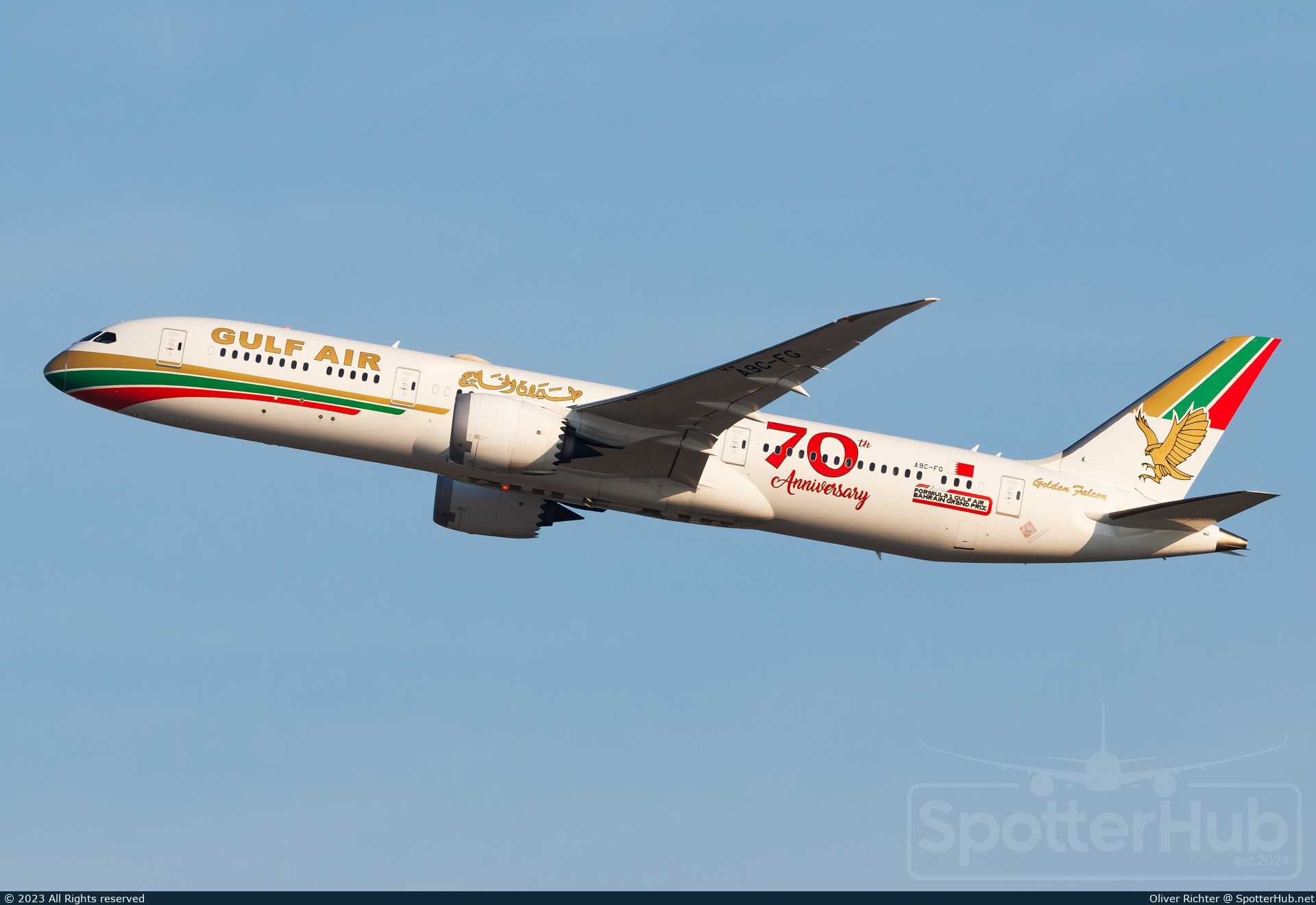 Photo of A9C-FG - Boeing 787-9 Dreamliner operated by Gulf Air