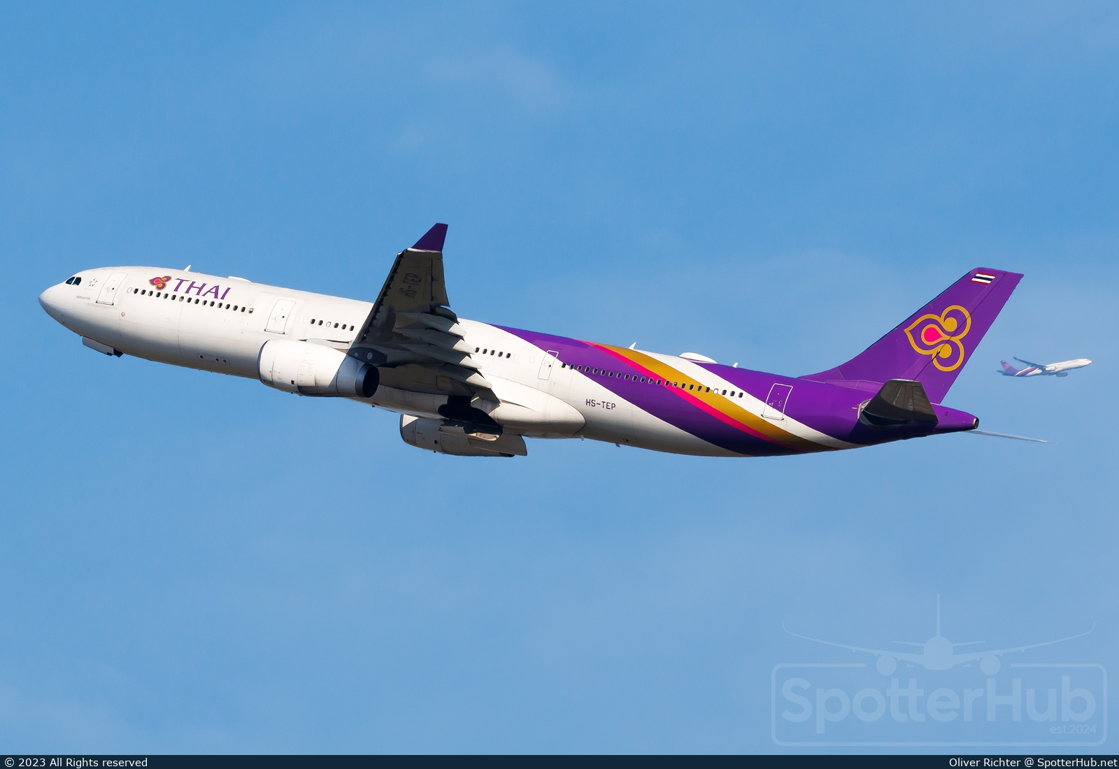 Photo of HS-TEP - Airbus A330-343 operated by Thai Airways International
