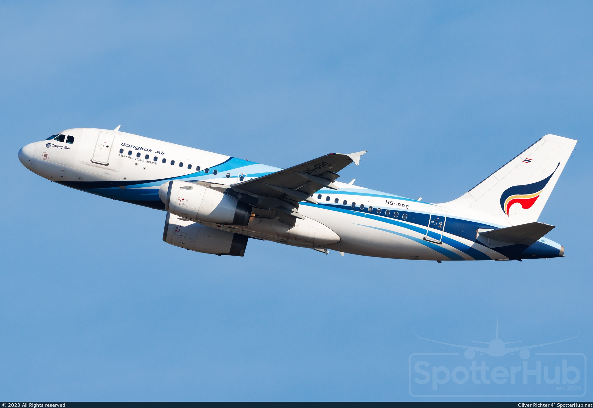 Photo of HS-PPC - Airbus A319-132 operated by Bangkok Airways