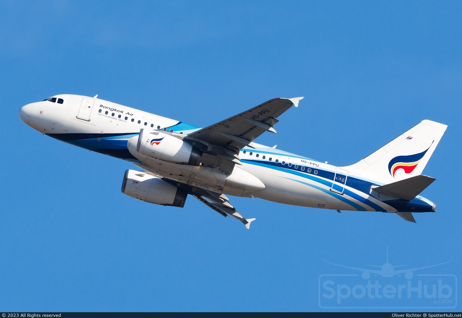 Photo of HS-PPU - Airbus A319-132 operated by Bangkok Airways