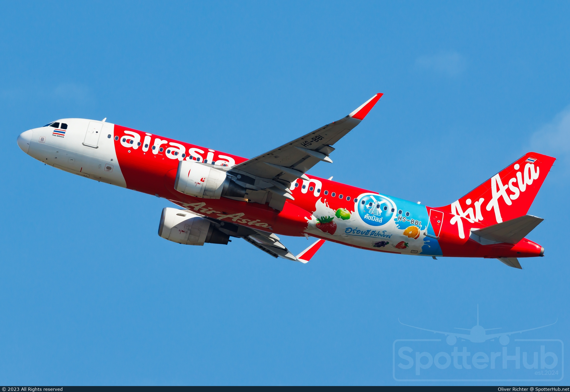 Photo of HS-BBI - Airbus A320-216 operated by Thai AirAsia