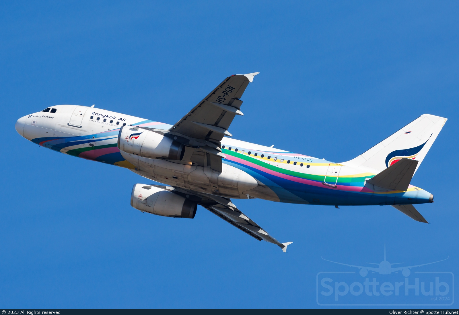 Photo of HS-PGN - Airbus A319-132 operated by Bangkok Airways