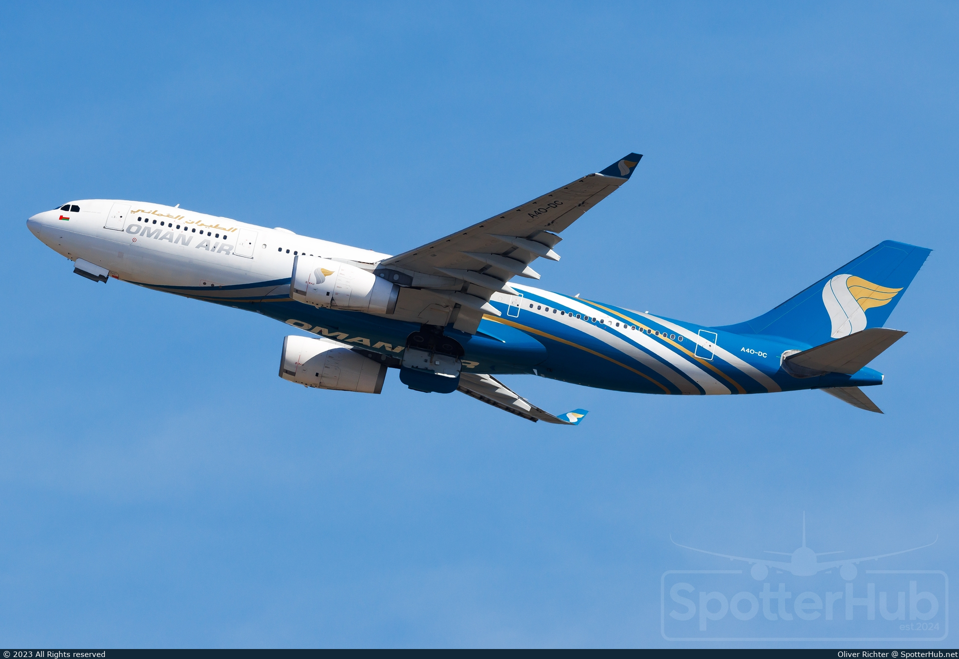 Photo of A4O-DC - Airbus A330-243 operated by Oman Air