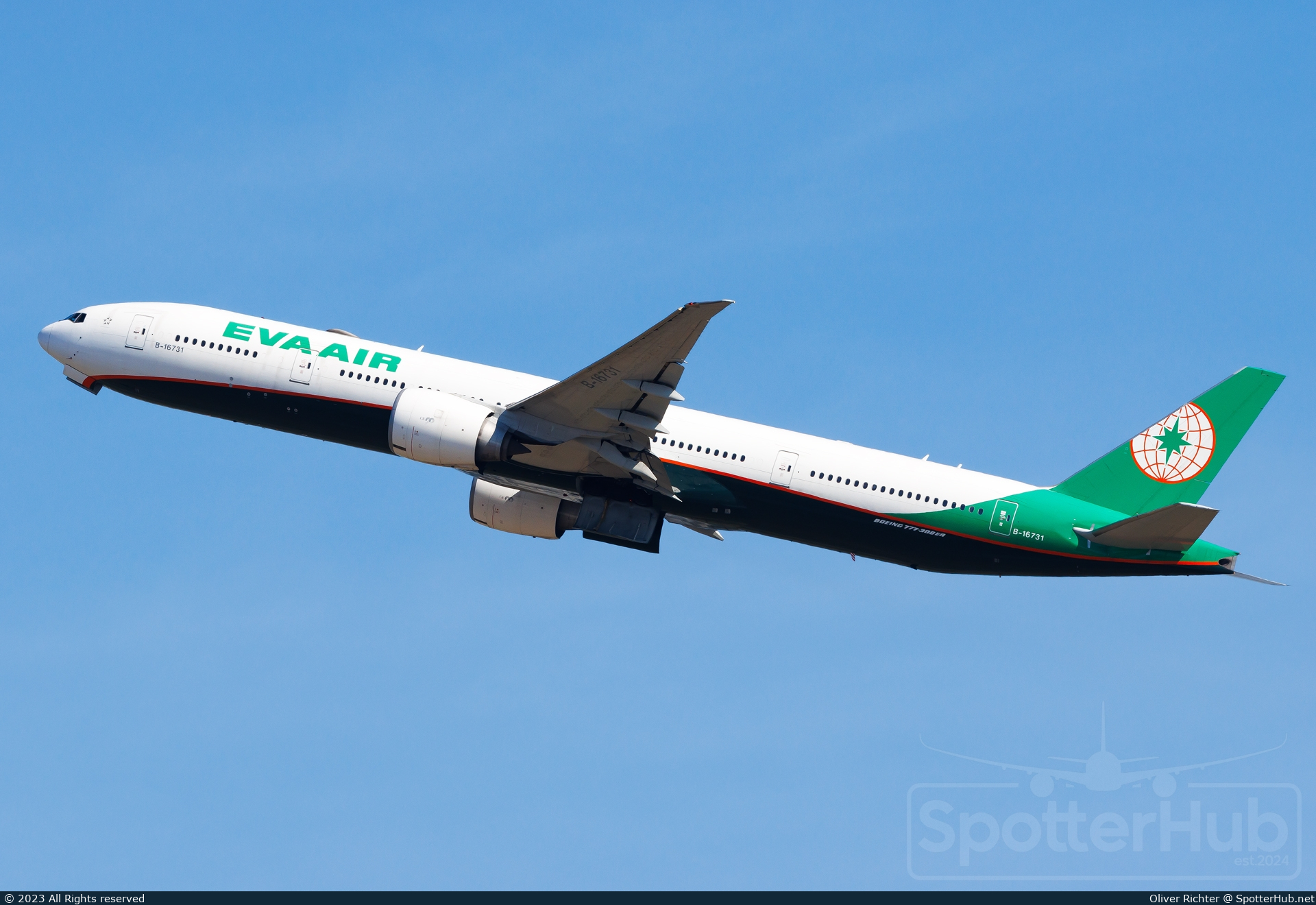 Photo of B-16731 - Boeing 777-36N(ER) operated by EVA Air