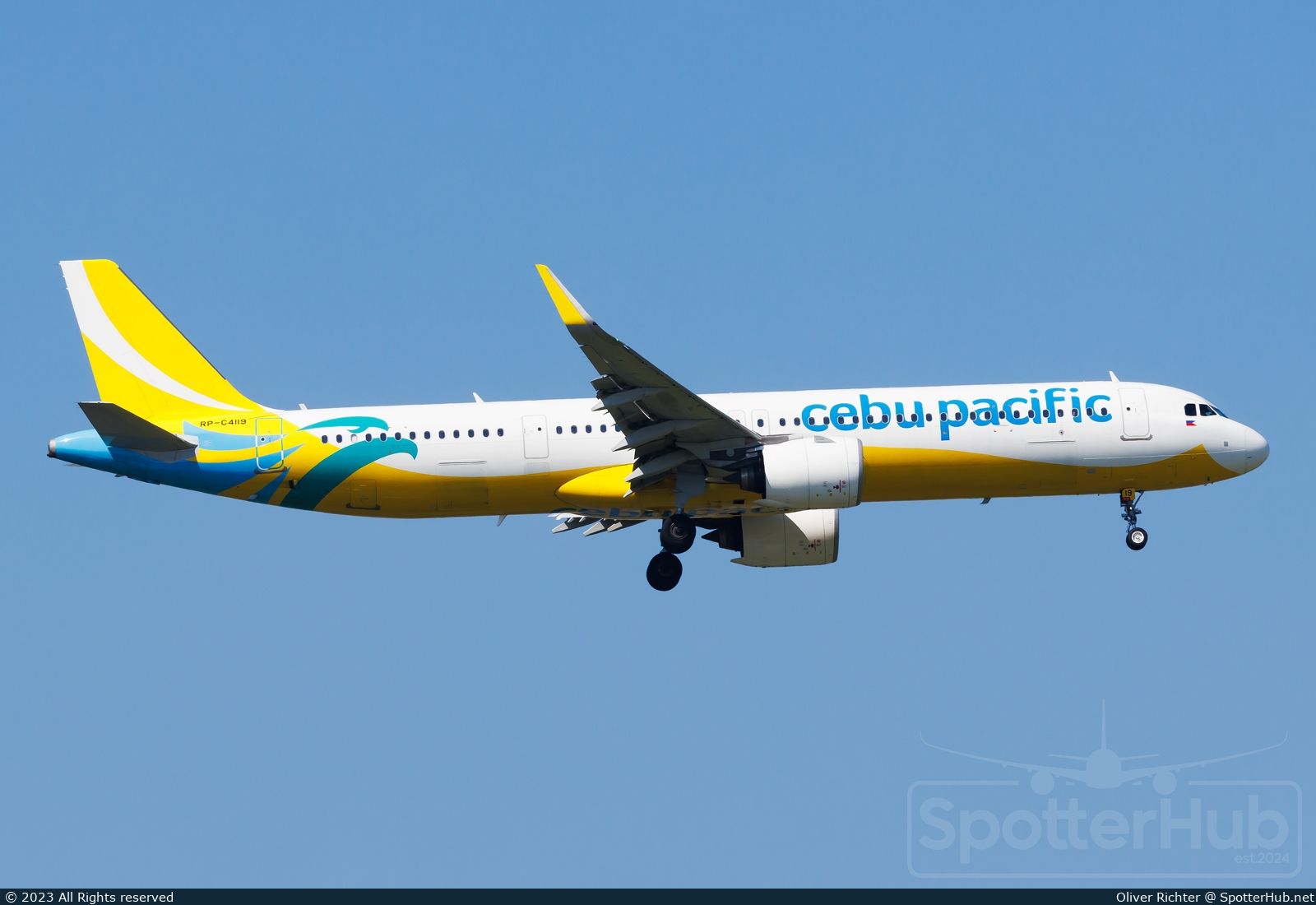 Photo of RP-C4119 - Airbus A321-271NX operated by Cebu Pacific