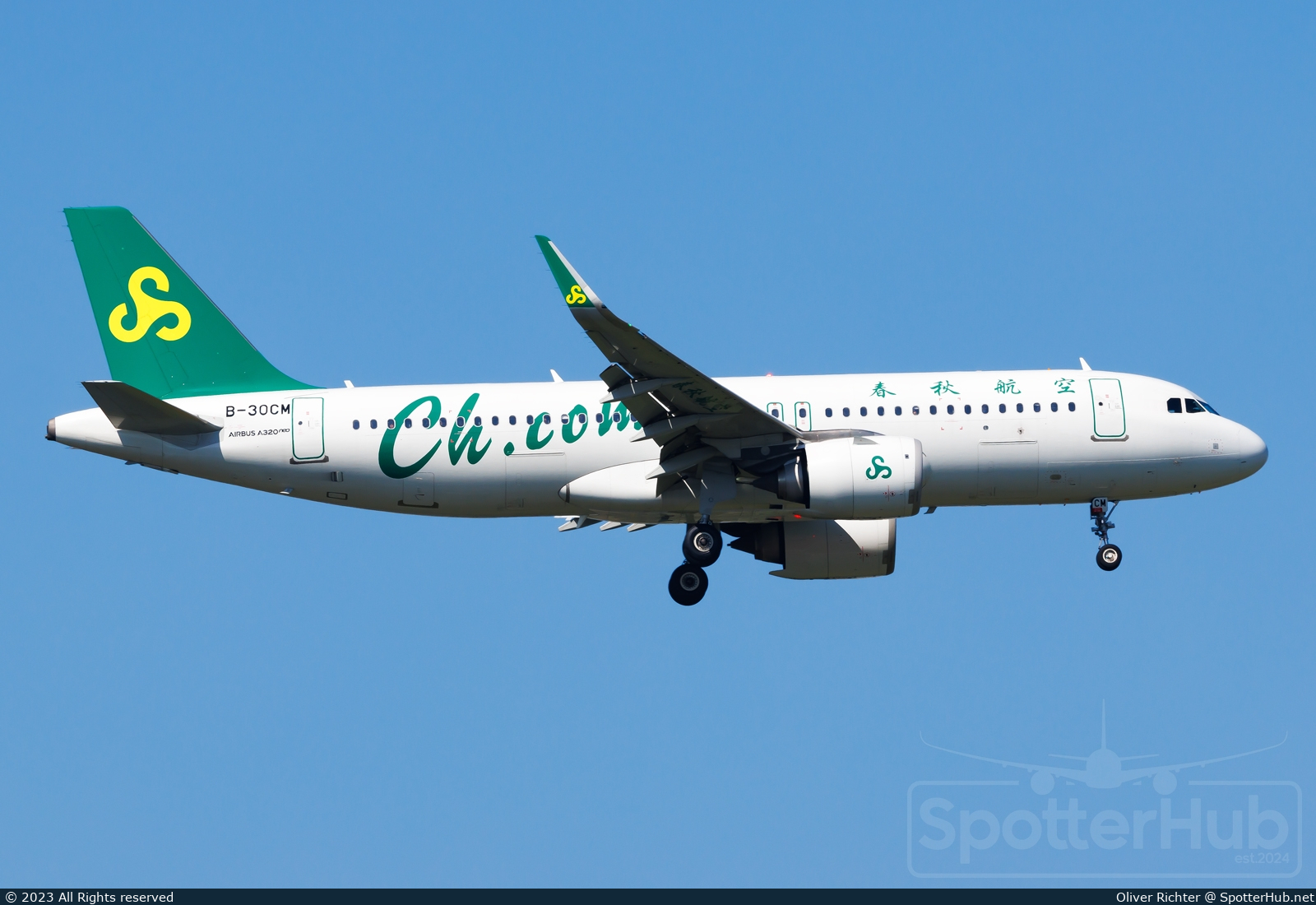 Photo of B-30CM - Airbus A320-251N operated by Spring Airlines