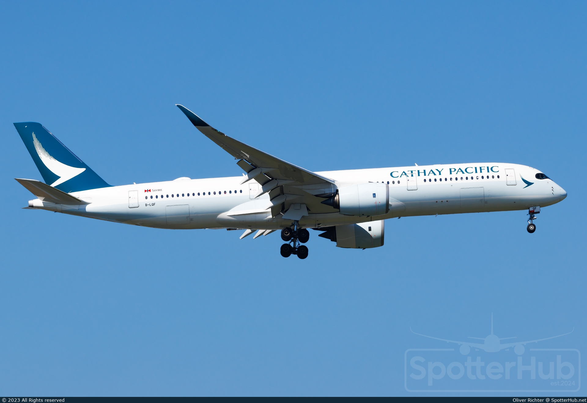 Photo of B-LQF - Airbus A350-941 operated by Cathay Pacific Airways