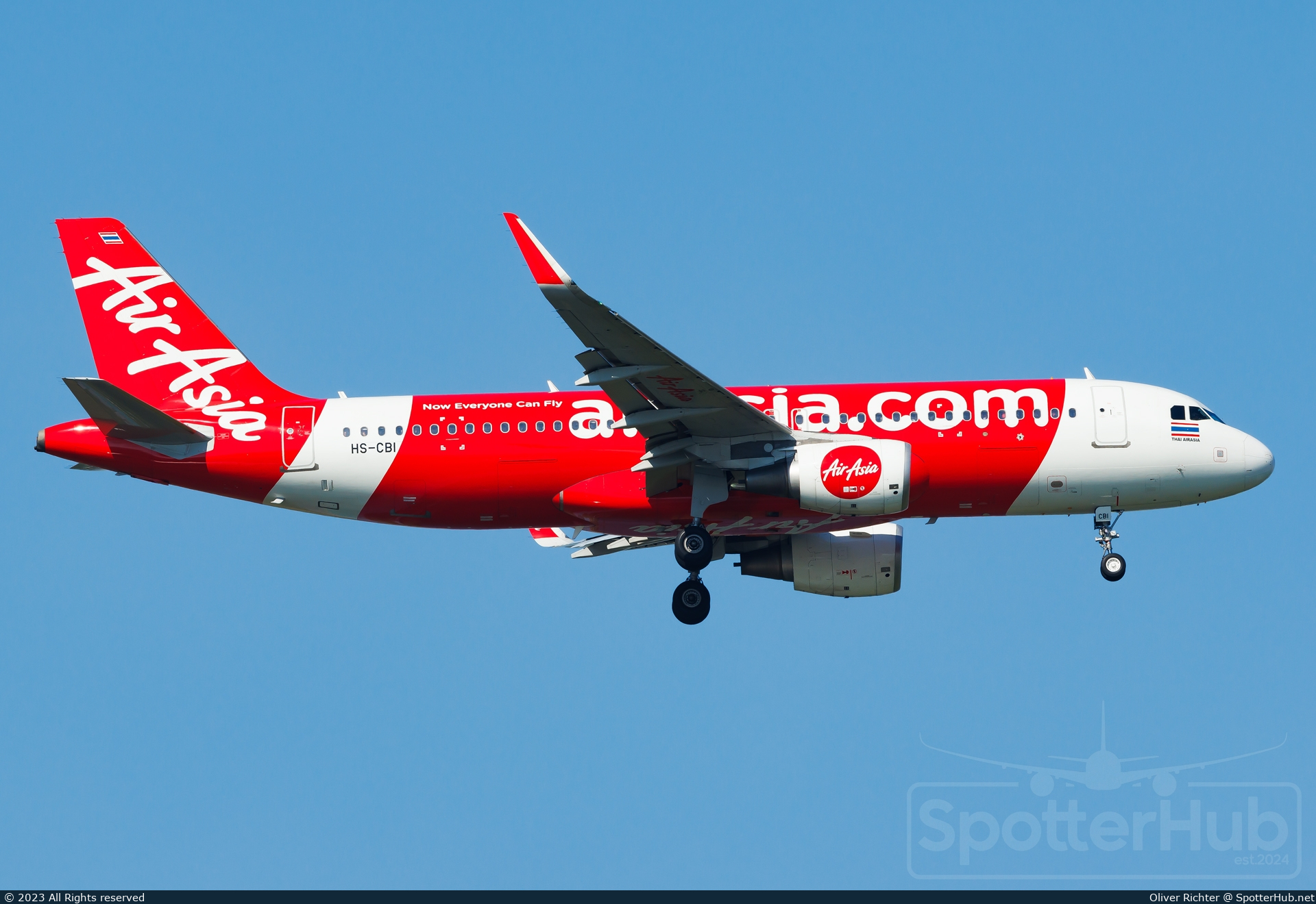 Photo of HS-CBI - Airbus A320-216 operated by Thai AirAsia