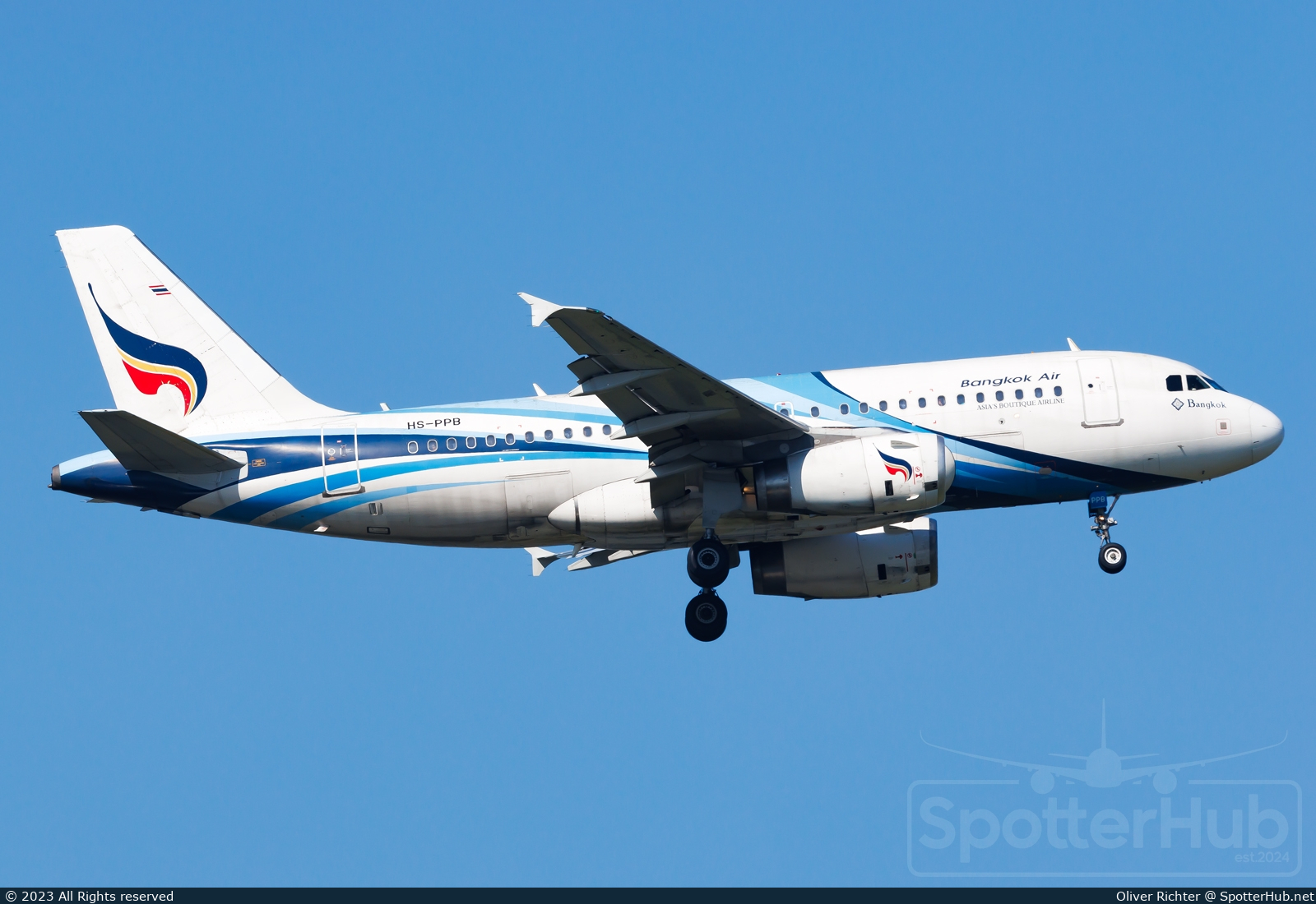 Photo of HS-PPB - Airbus A319-132 operated by Bangkok Airways