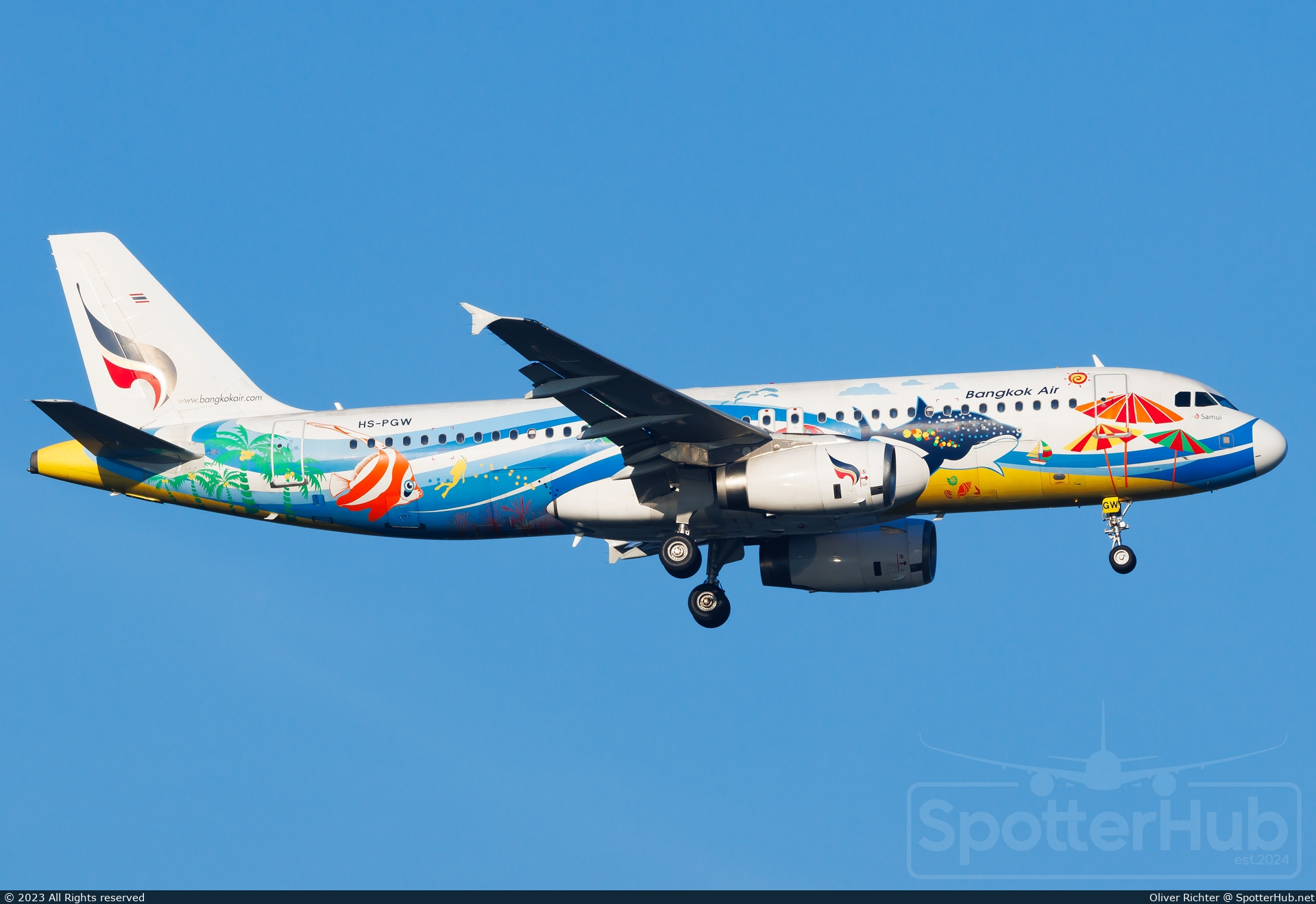 Photo of HS-PGW - Airbus A320-232 operated by Bangkok Airways