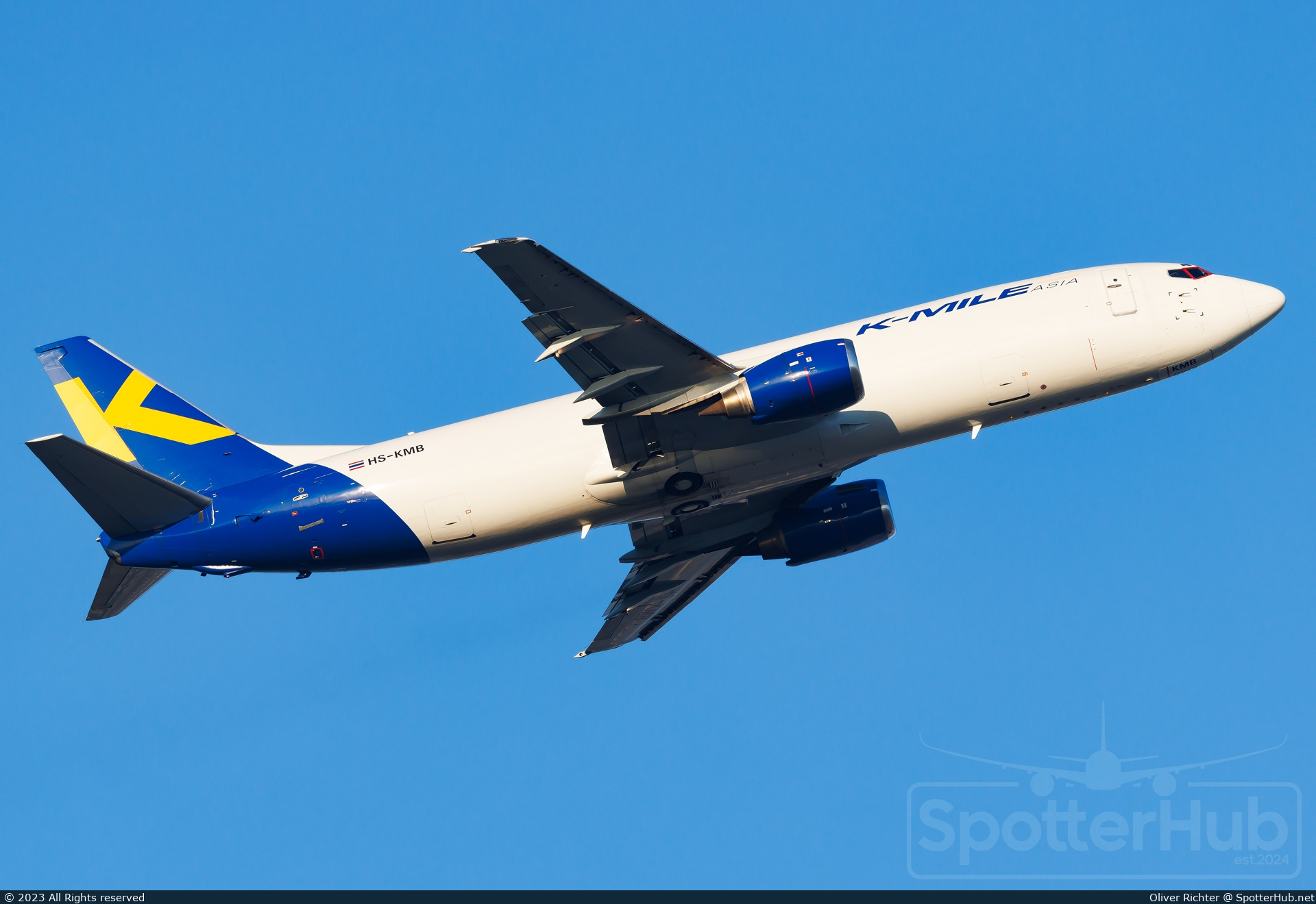 Photo of HS-KMB - Boeing 737-46Q(SF) operated by K-Mile Asia