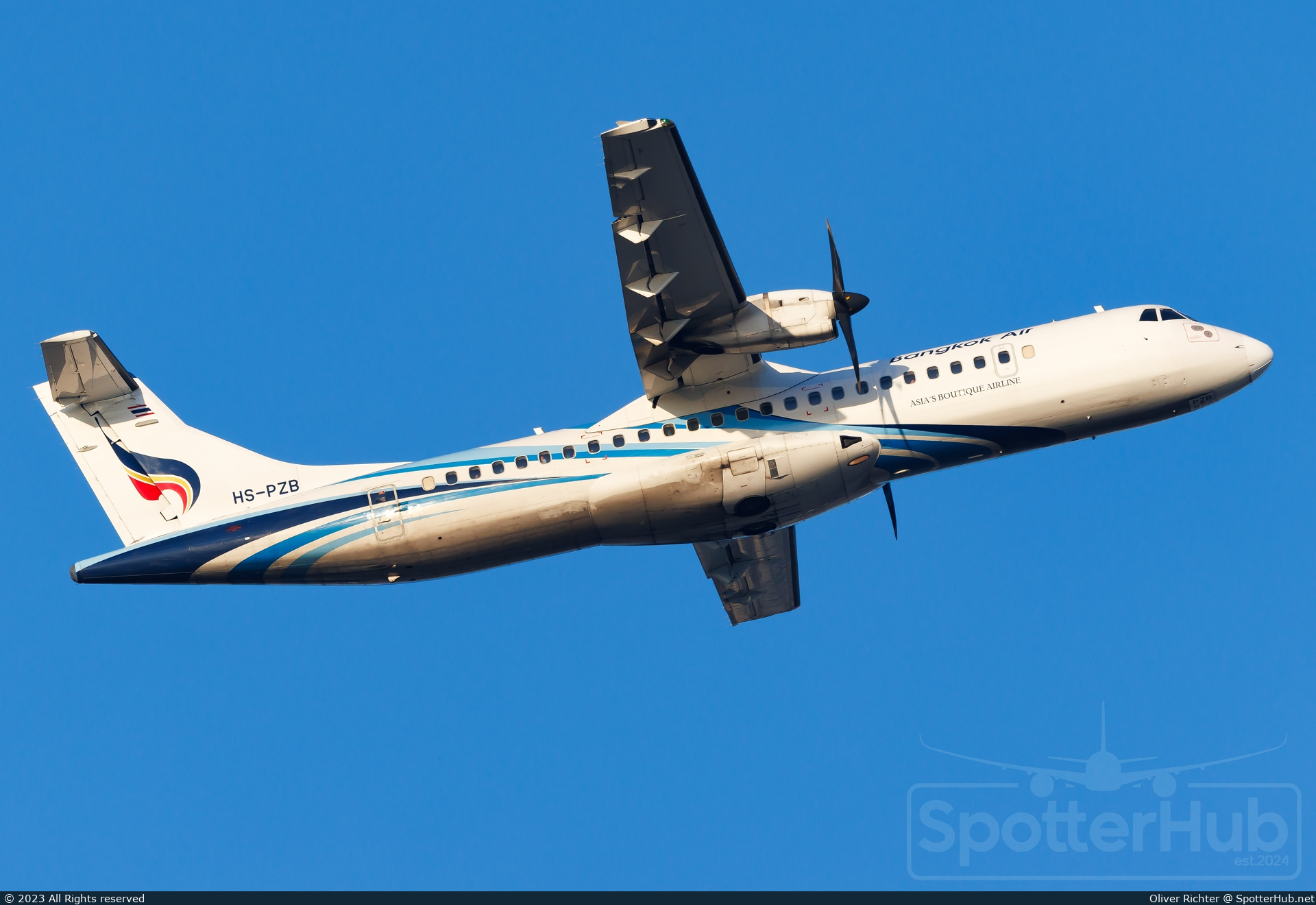 Photo of HS-PZB - ATR 72-600 operated by Bangkok Airways