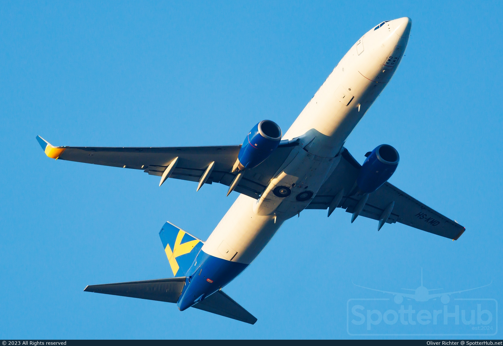 Photo of HS-KMD - Boeing 737-8AS(BCF) operated by K-Mile Asia
