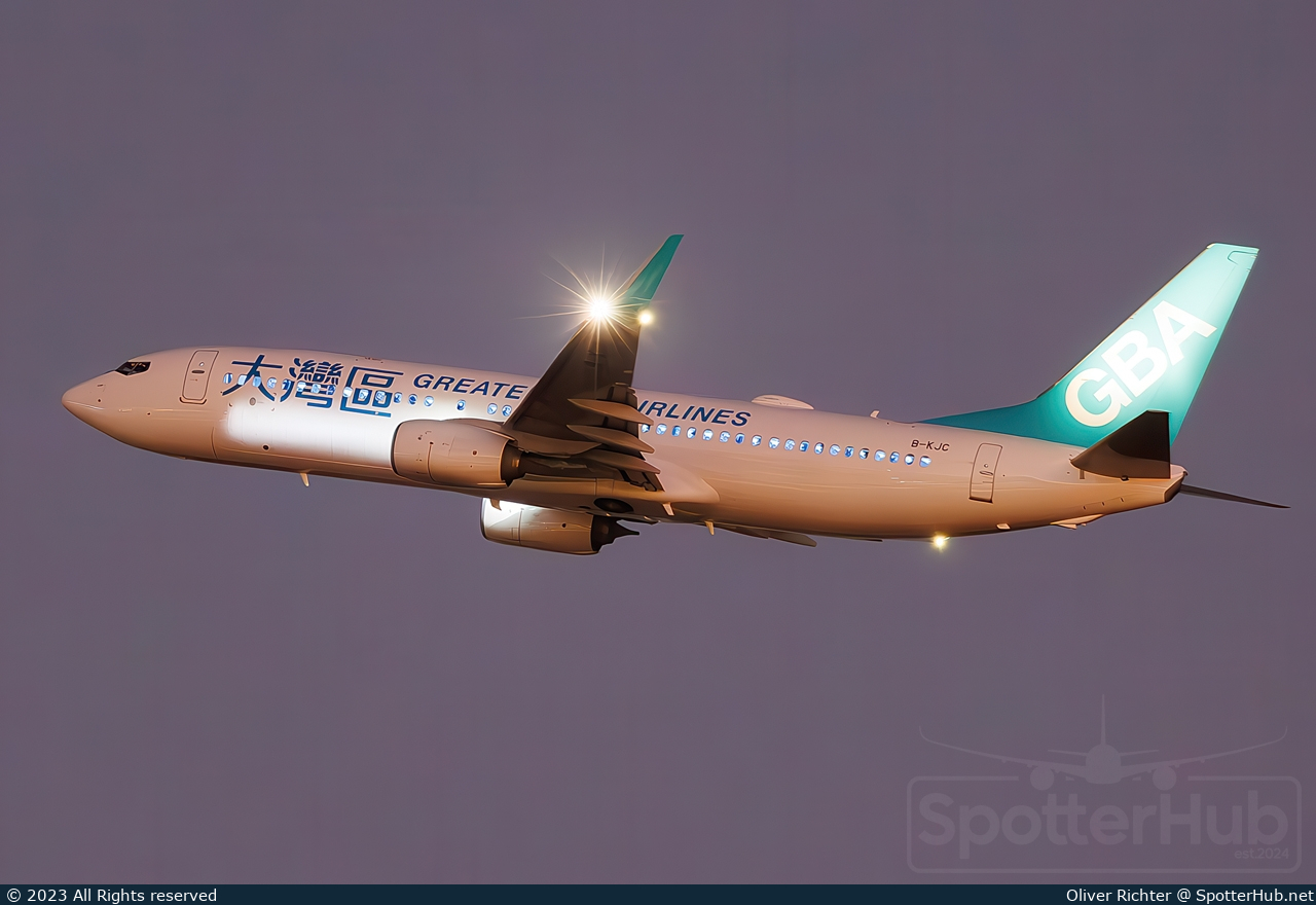 Photo of B-KJC - Boeing 737-8JP operated by Greater Bay Airlines