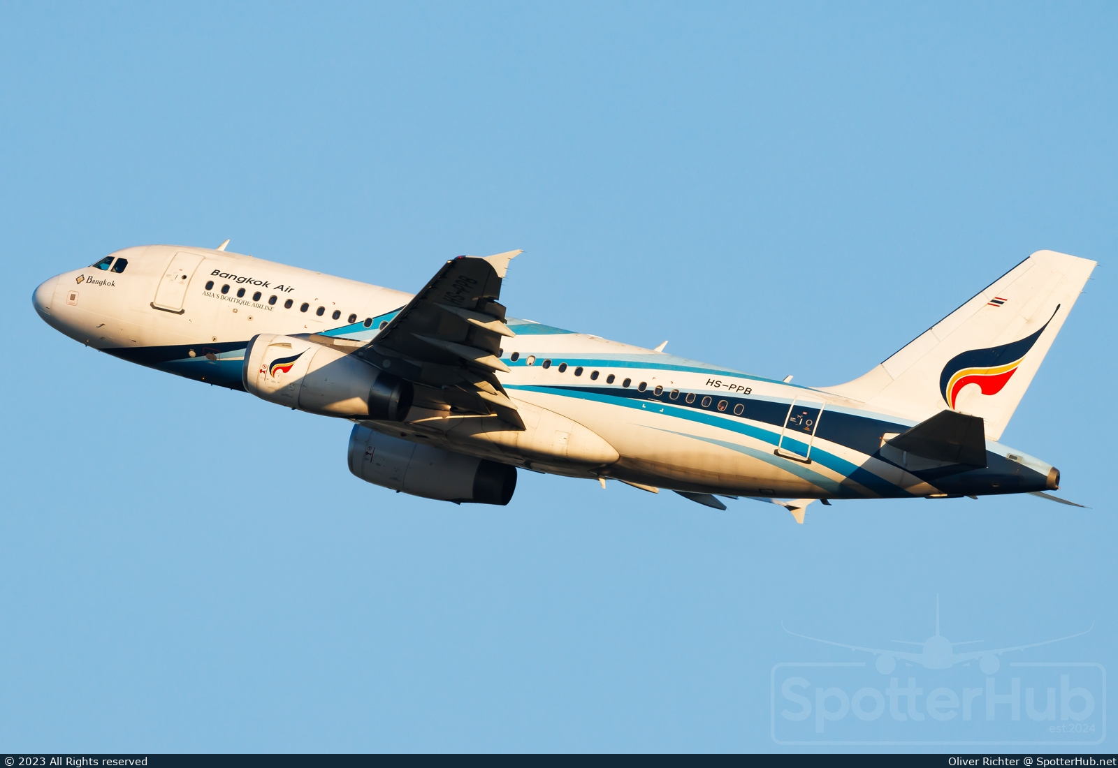 Photo of HS-PPB - Airbus A319-132 operated by Bangkok Airways