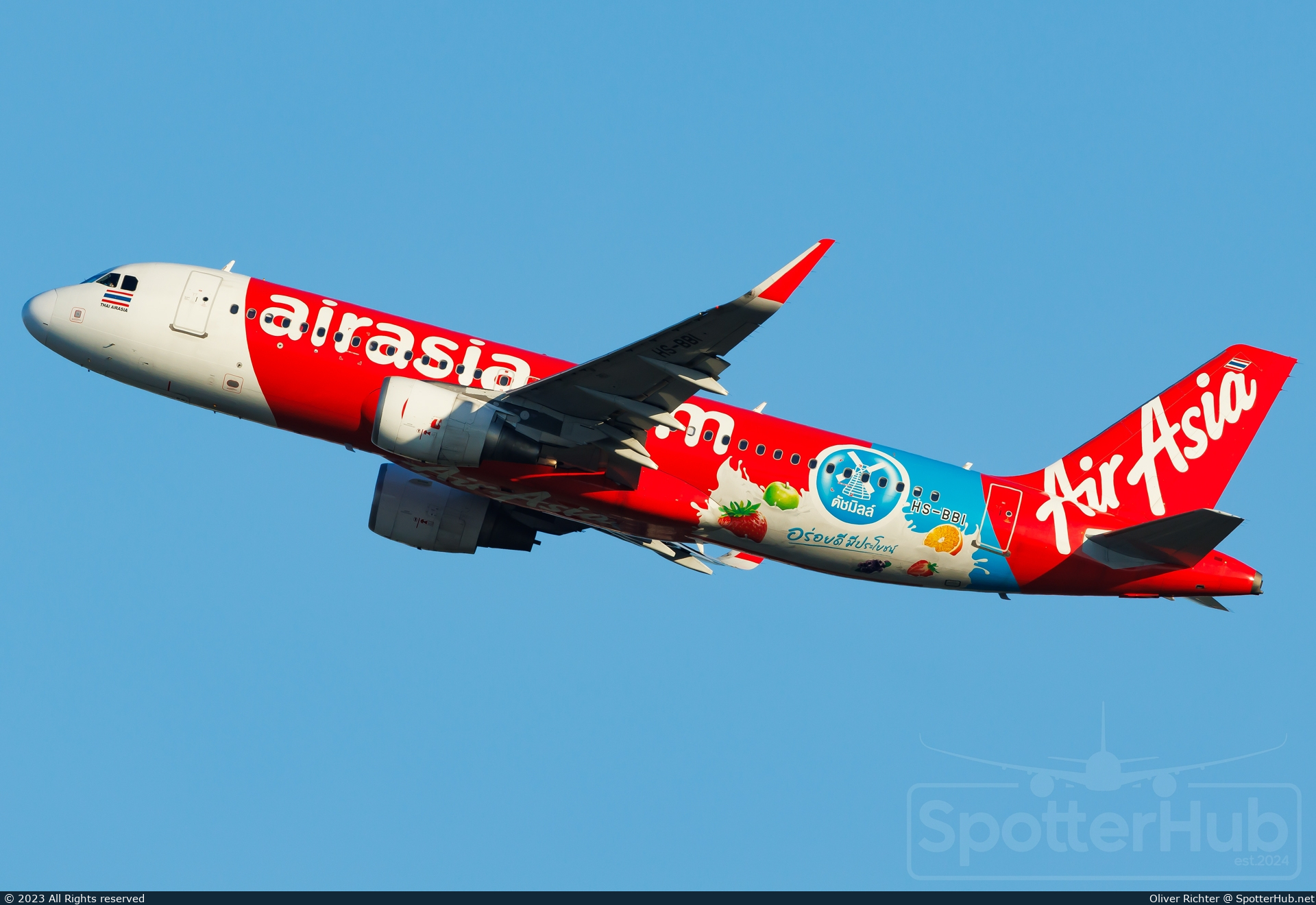 Photo of HS-BBI - Airbus A320-216 operated by Thai AirAsia
