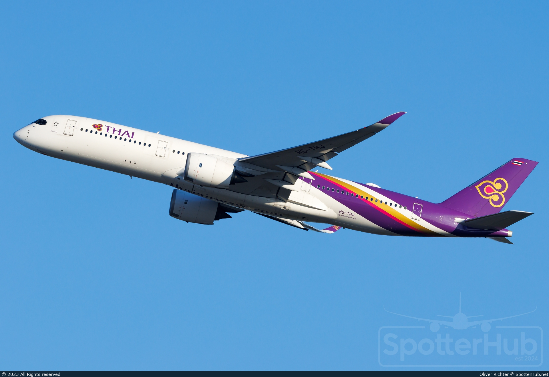 Photo of HS-THJ - Airbus A350-941 operated by Thai Airways International