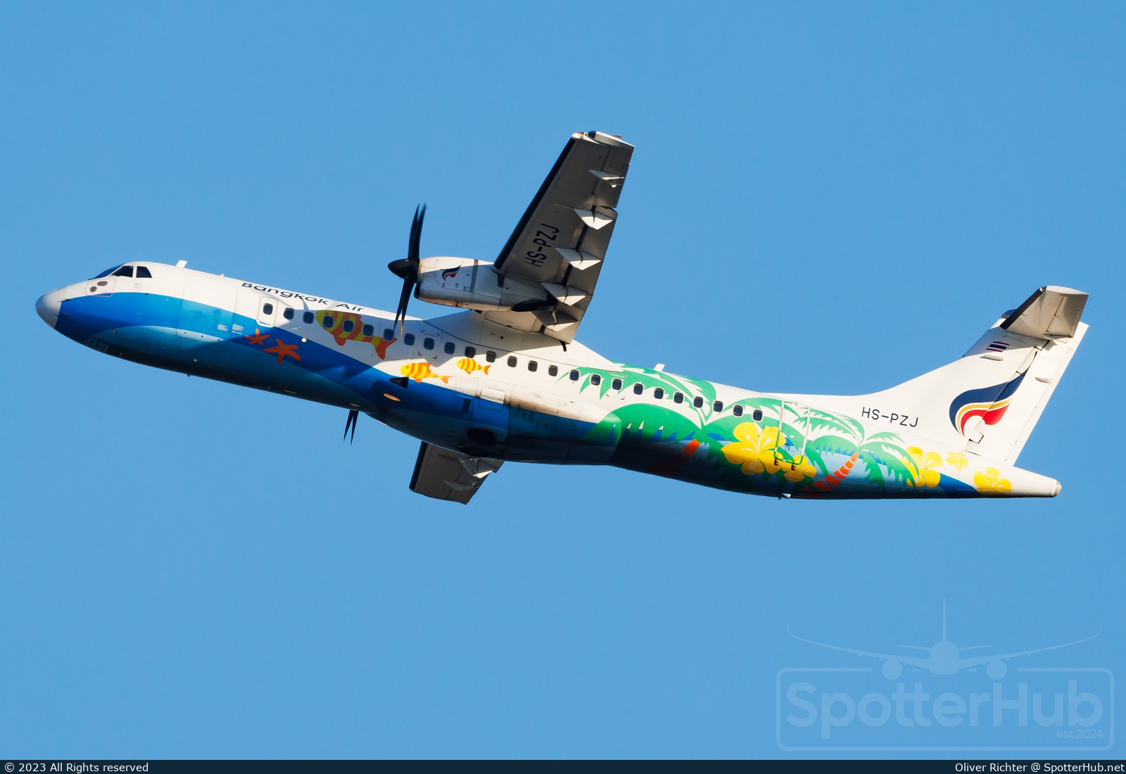 Photo of HS-PZJ - ATR 72-600 operated by Bangkok Airways