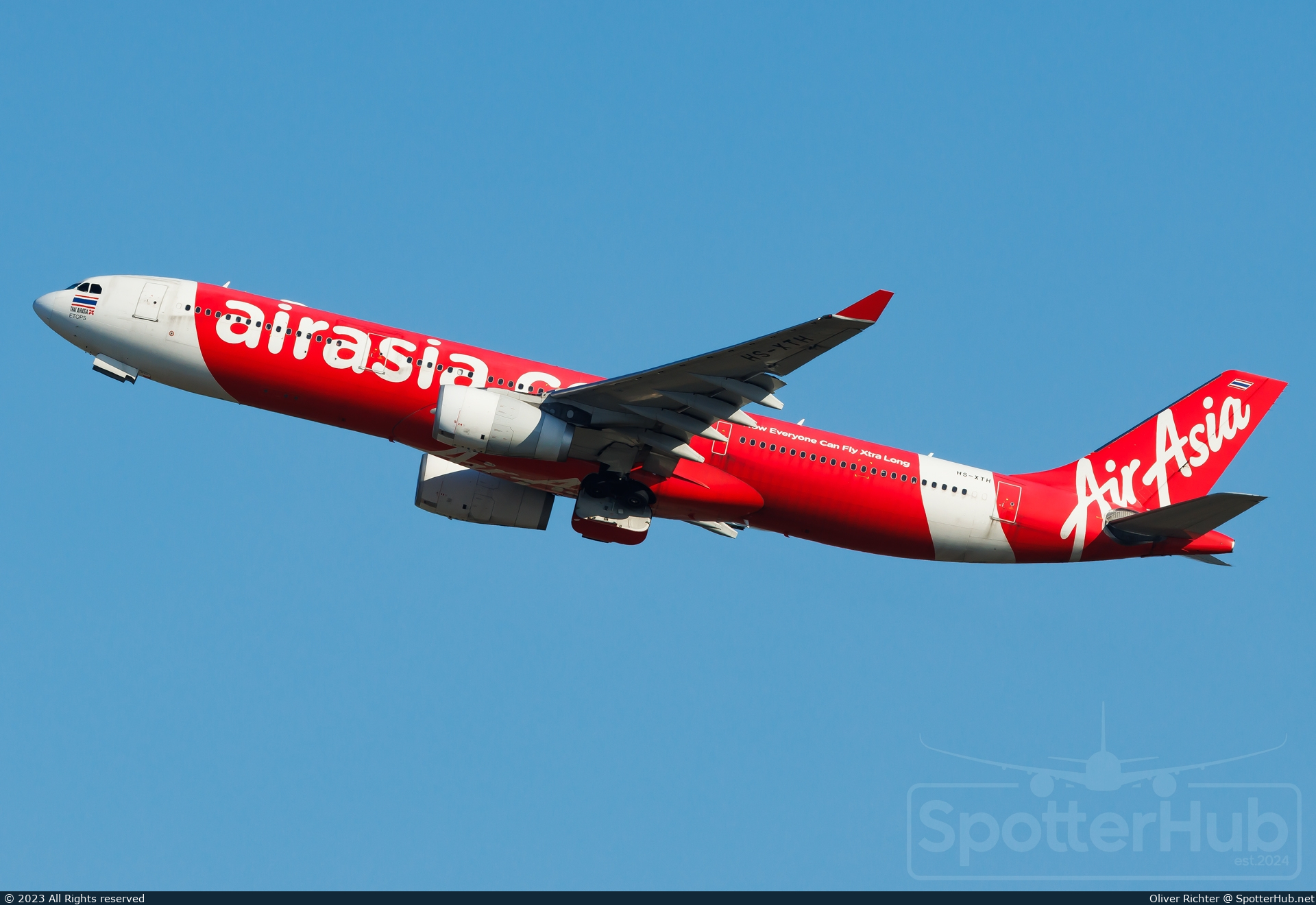 Photo of HS-XTH - Airbus A330-343 operated by Thai AirAsia X