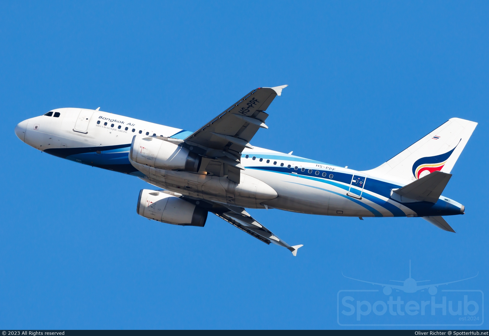 Photo of HS-PPF - Airbus A319-131 operated by Bangkok Airways