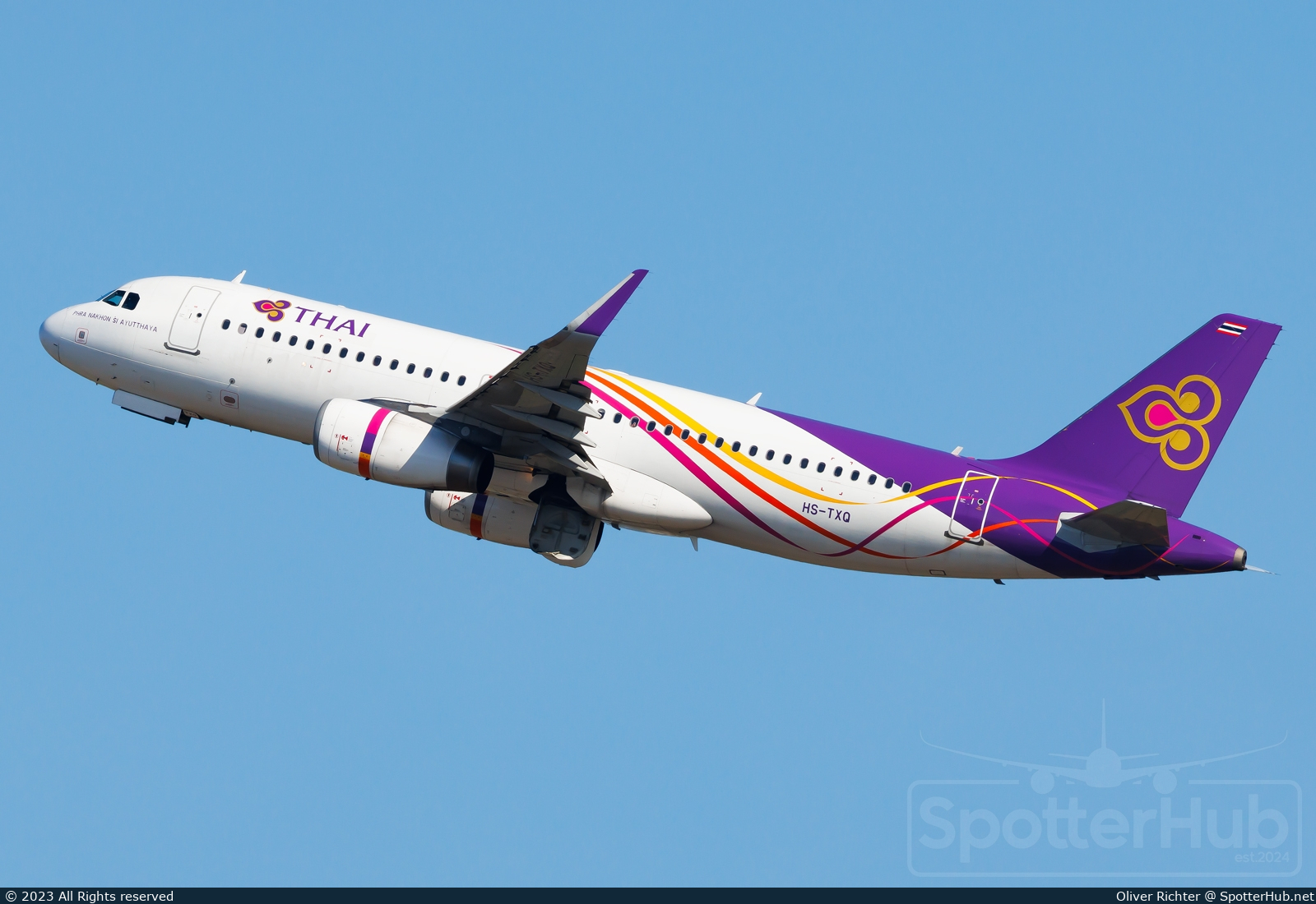Photo of HS-TXQ - Airbus A320-232 operated by Thai Airways International