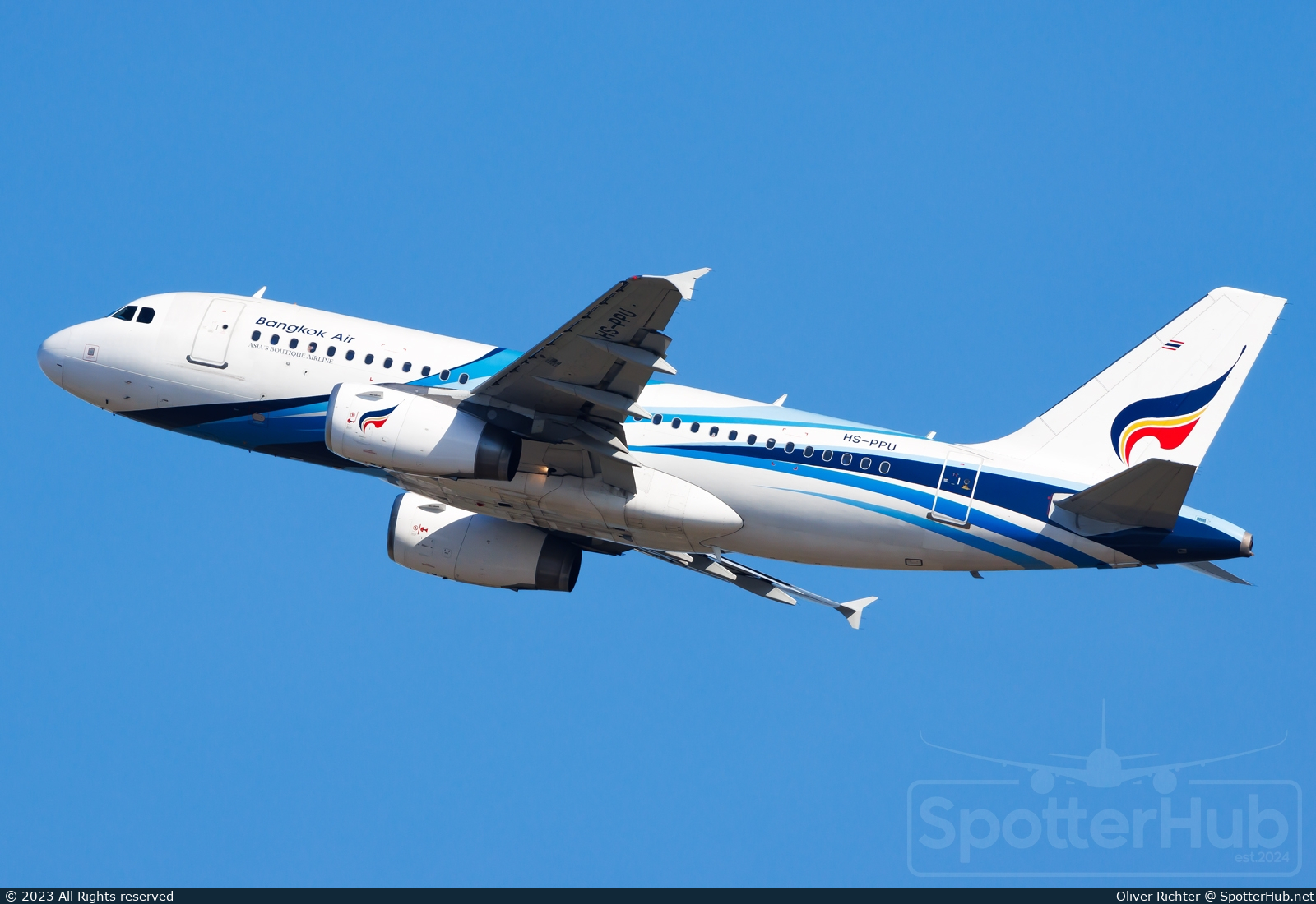 Photo of HS-PPU - Airbus A319-132 operated by Bangkok Airways