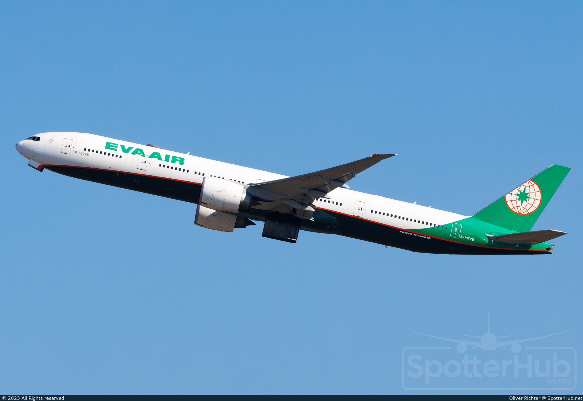 Photo of B-16728 - Boeing 777-36N(ER) operated by EVA Air