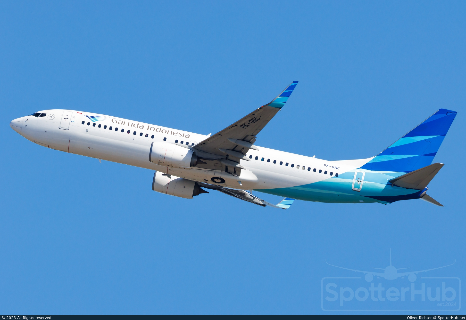 Photo of PK-GNC - Boeing 737-8U3 operated by Garuda Indonesia