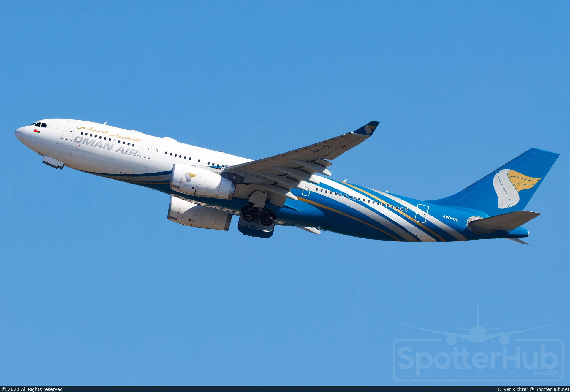 Photo of A4O-DC - Airbus A330-243 operated by Oman Air