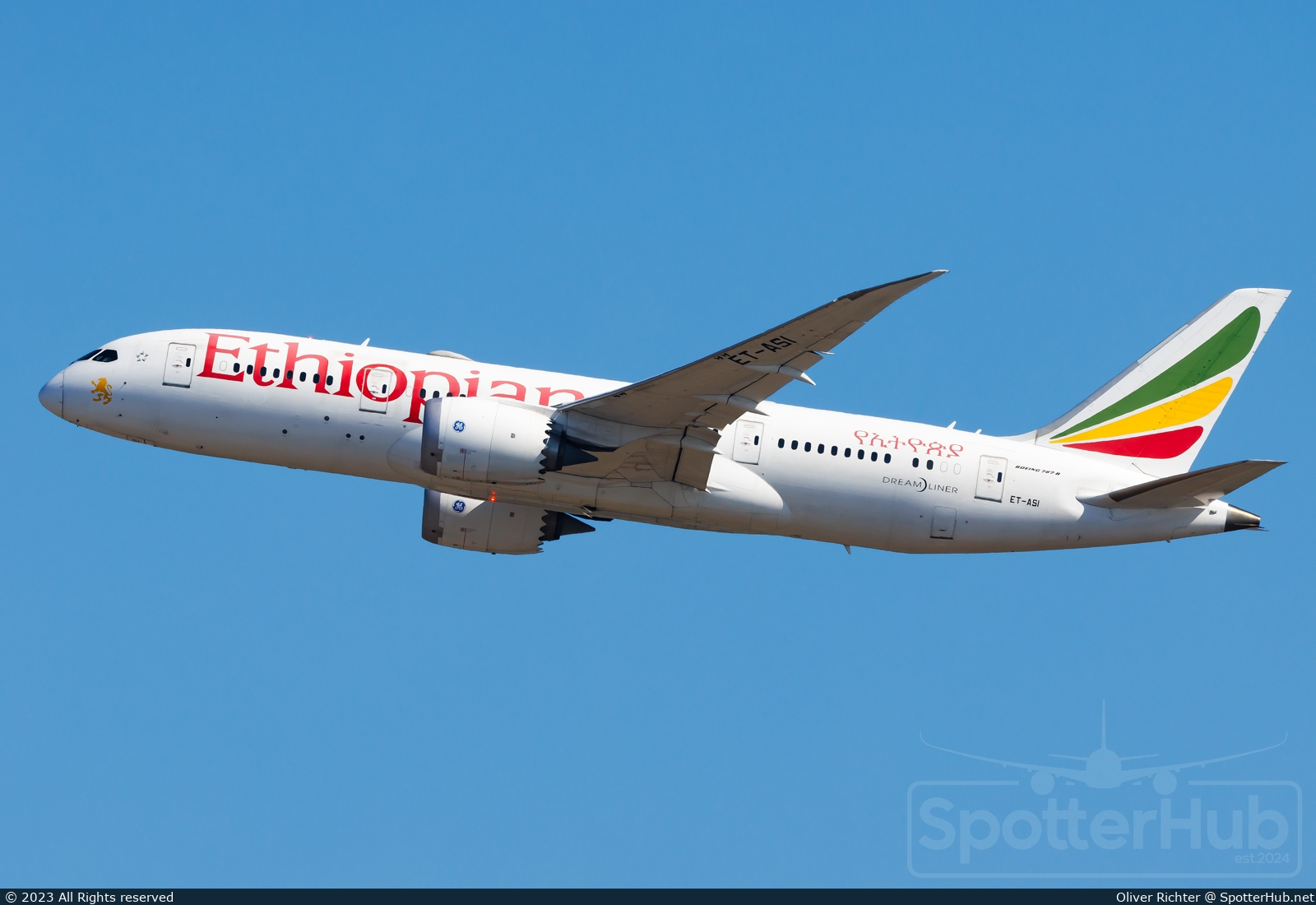 Photo of ET-ASI - Boeing 787-8 Dreamliner operated by Ethiopian Airlines