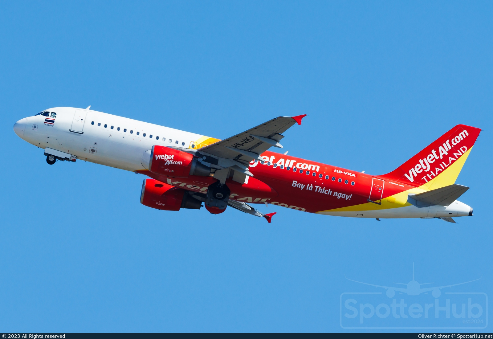 Photo of HS-VKA - Airbus A320-214 operated by Thai VietJet Air