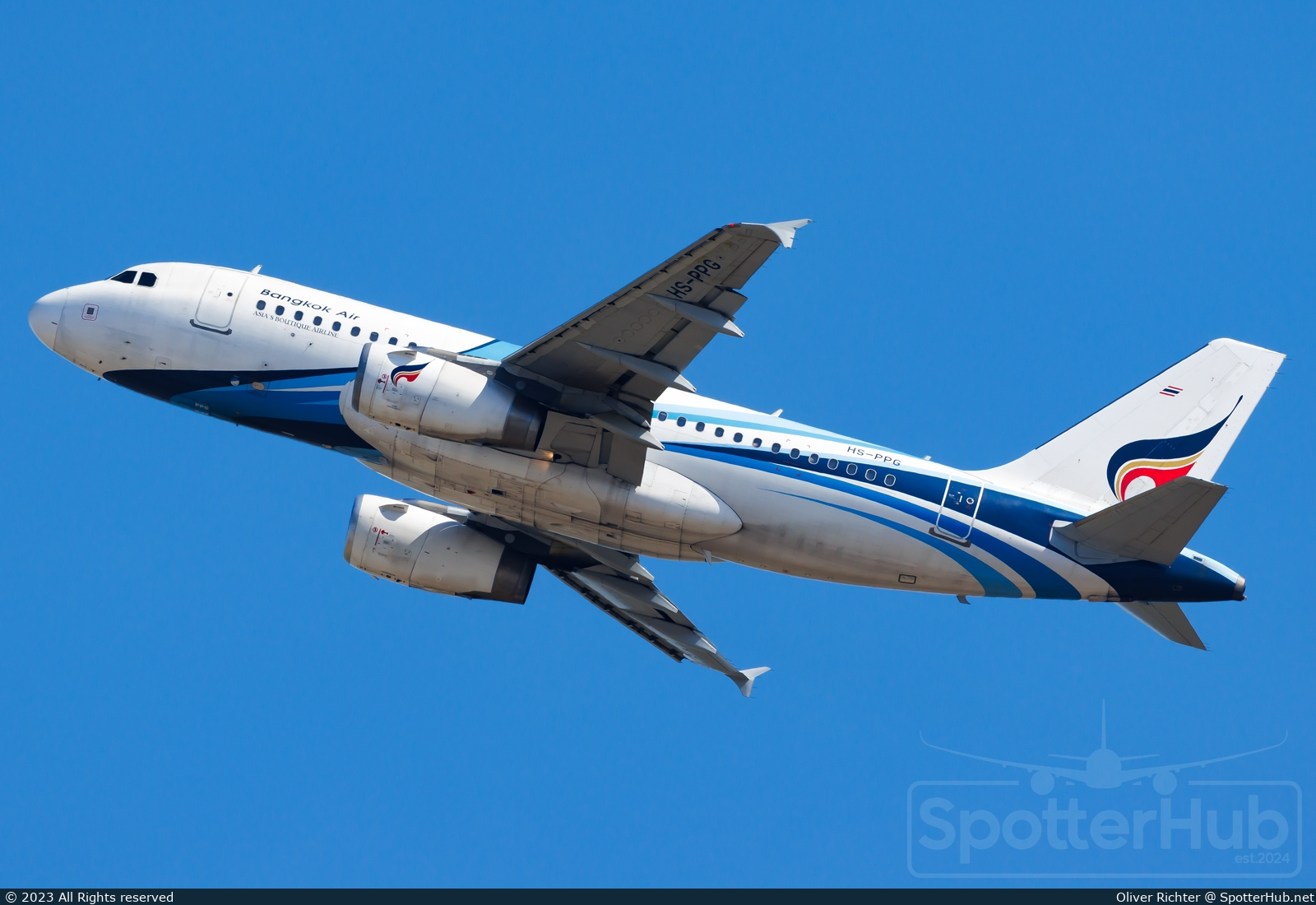 Photo of HS-PPG - Airbus A319-131 operated by Bangkok Airways