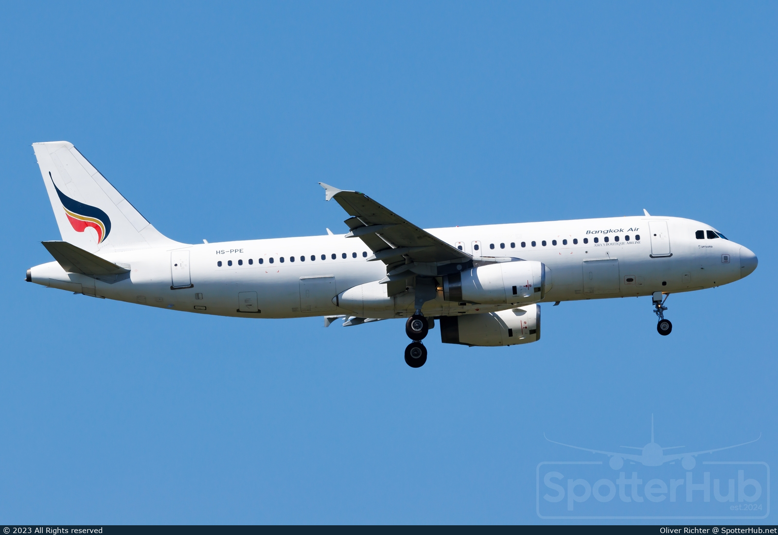 Photo of HS-PPE - Airbus A320-232 operated by Bangkok Airways