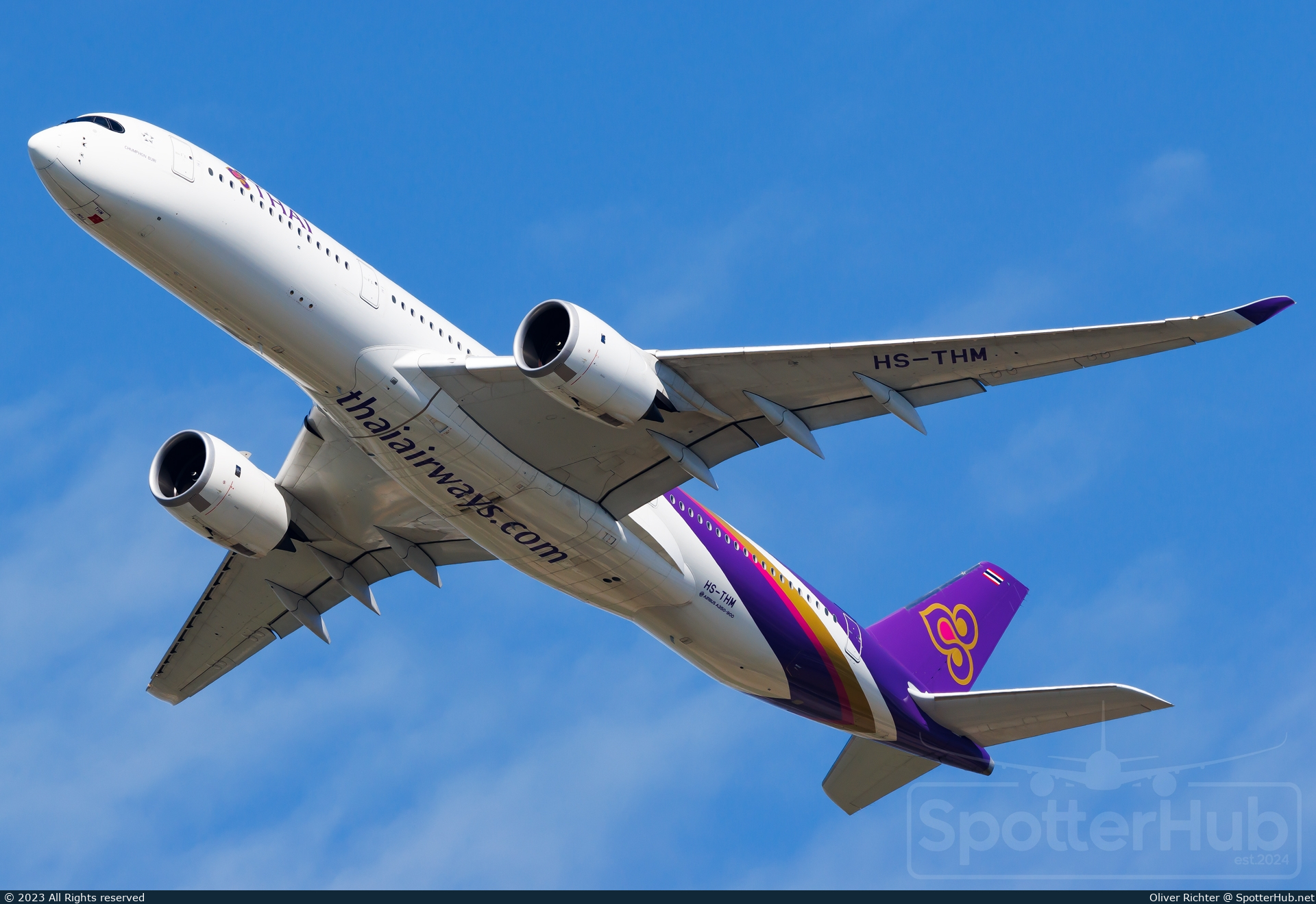 Photo of HS-THM - Airbus A350-941 operated by Thai Airways International