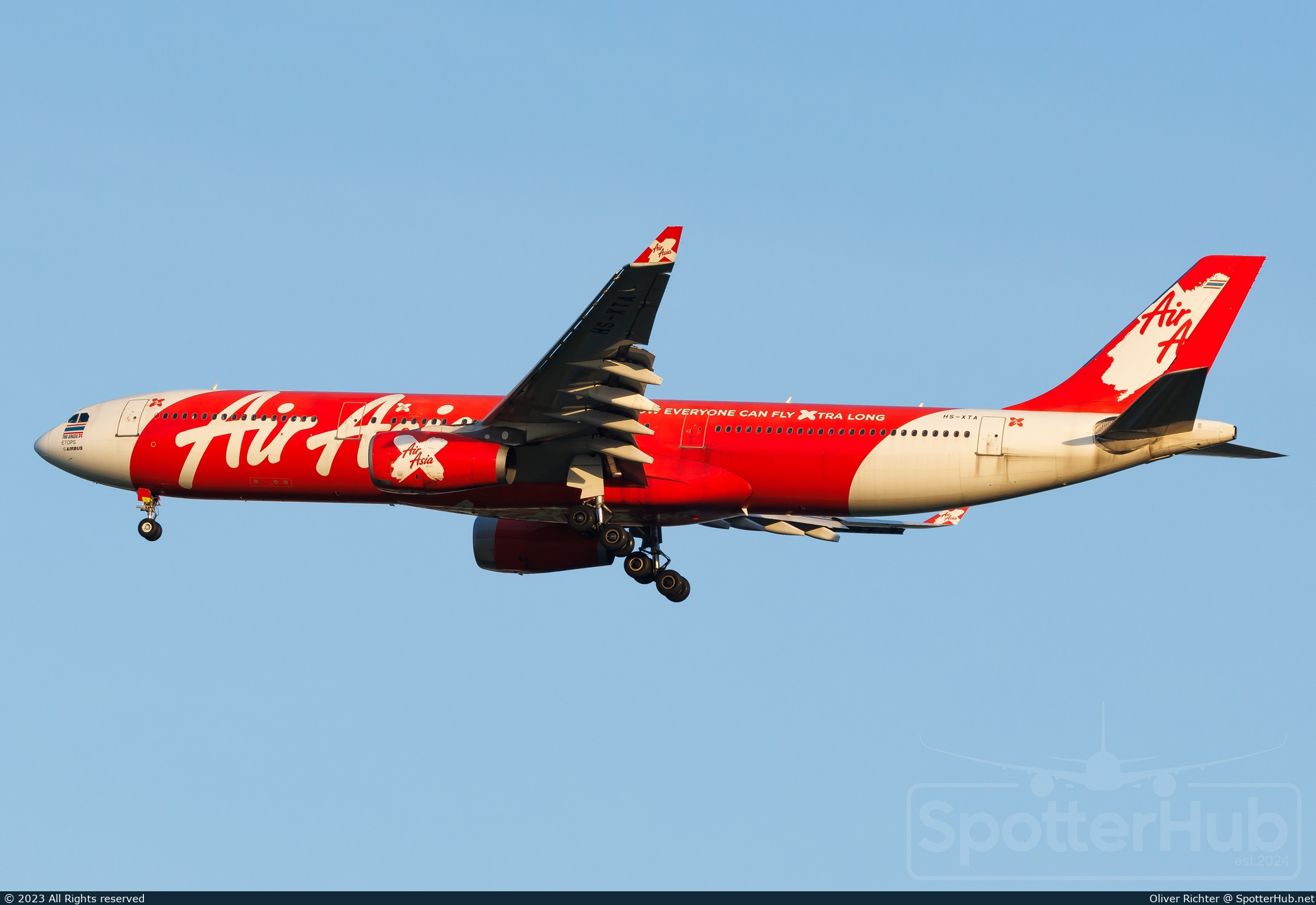 Photo of HS-XTA - Airbus A330-343 operated by Thai AirAsia X