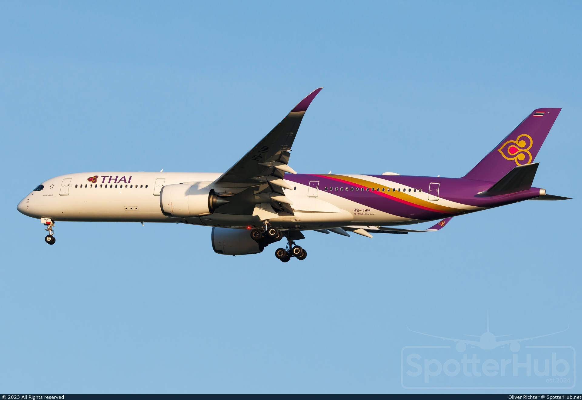Photo of HS-THP - Airbus A350-941 operated by Thai Airways International