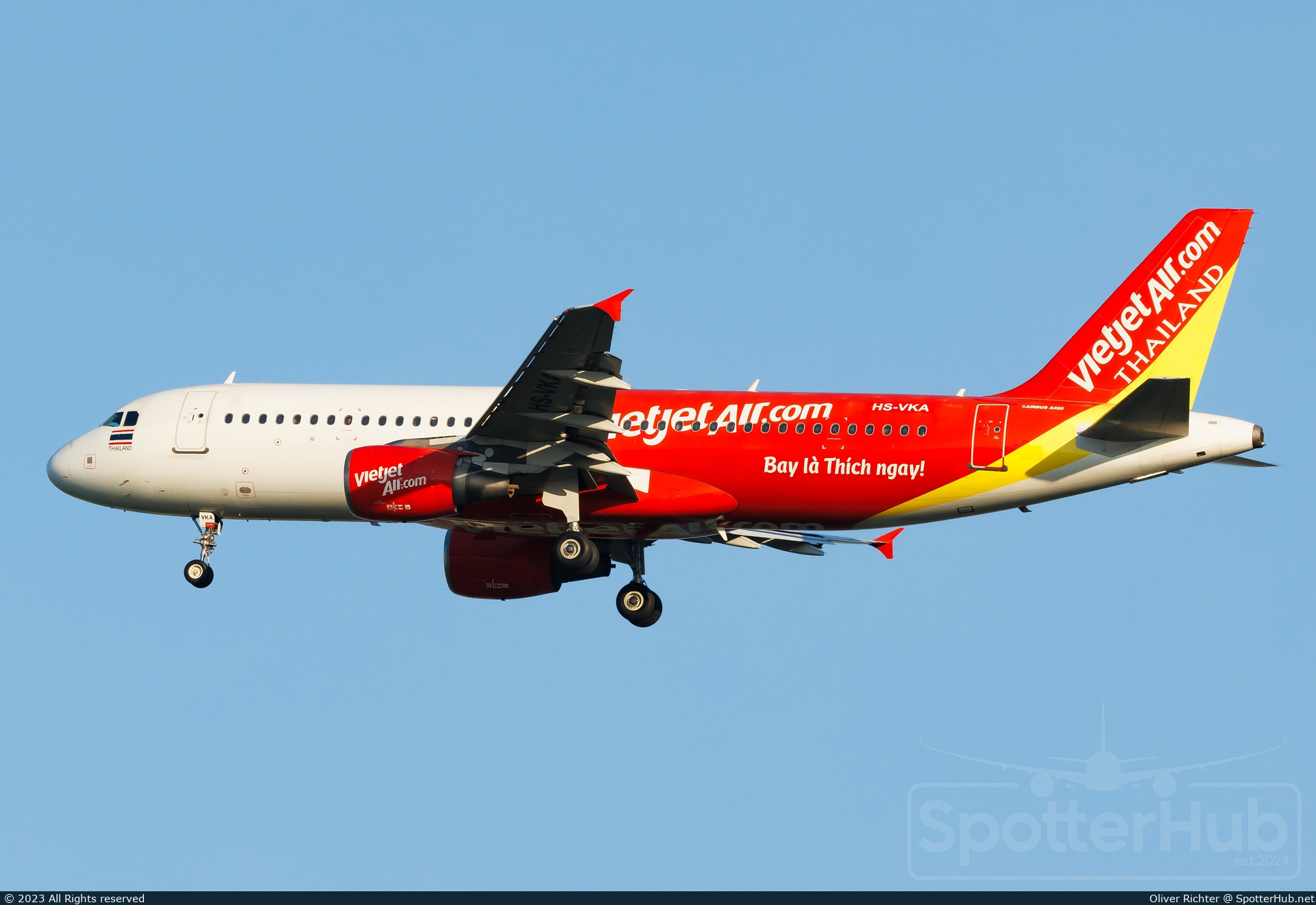 Photo of HS-VKA - Airbus A320-214 operated by Thai VietJet Air